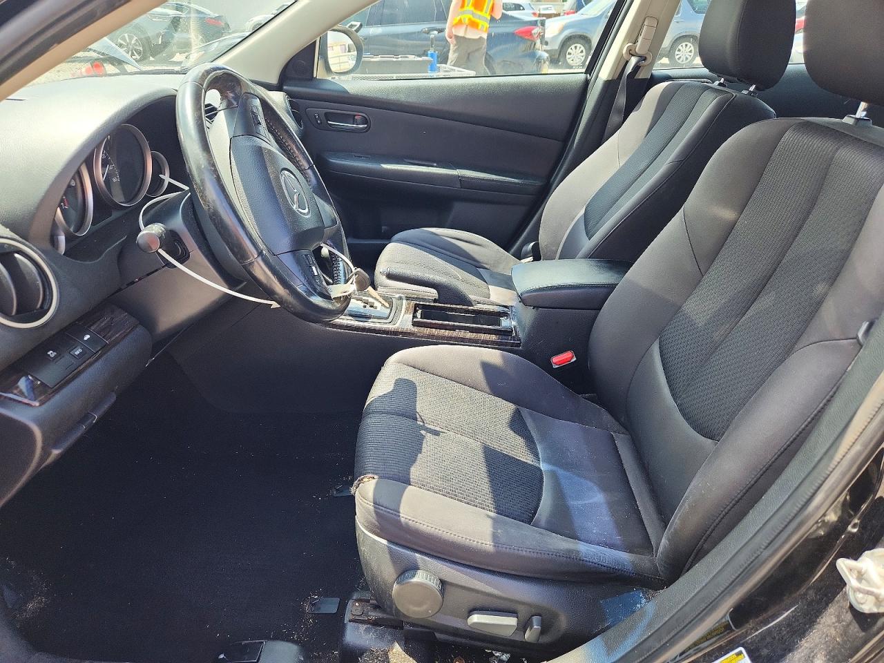 2012 Mazda 6 I Black vin: 1YVHZ8DH8C5M23319