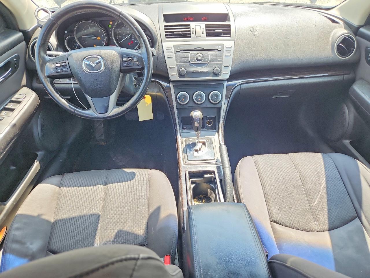 2012 Mazda 6 I Black vin: 1YVHZ8DH8C5M23319