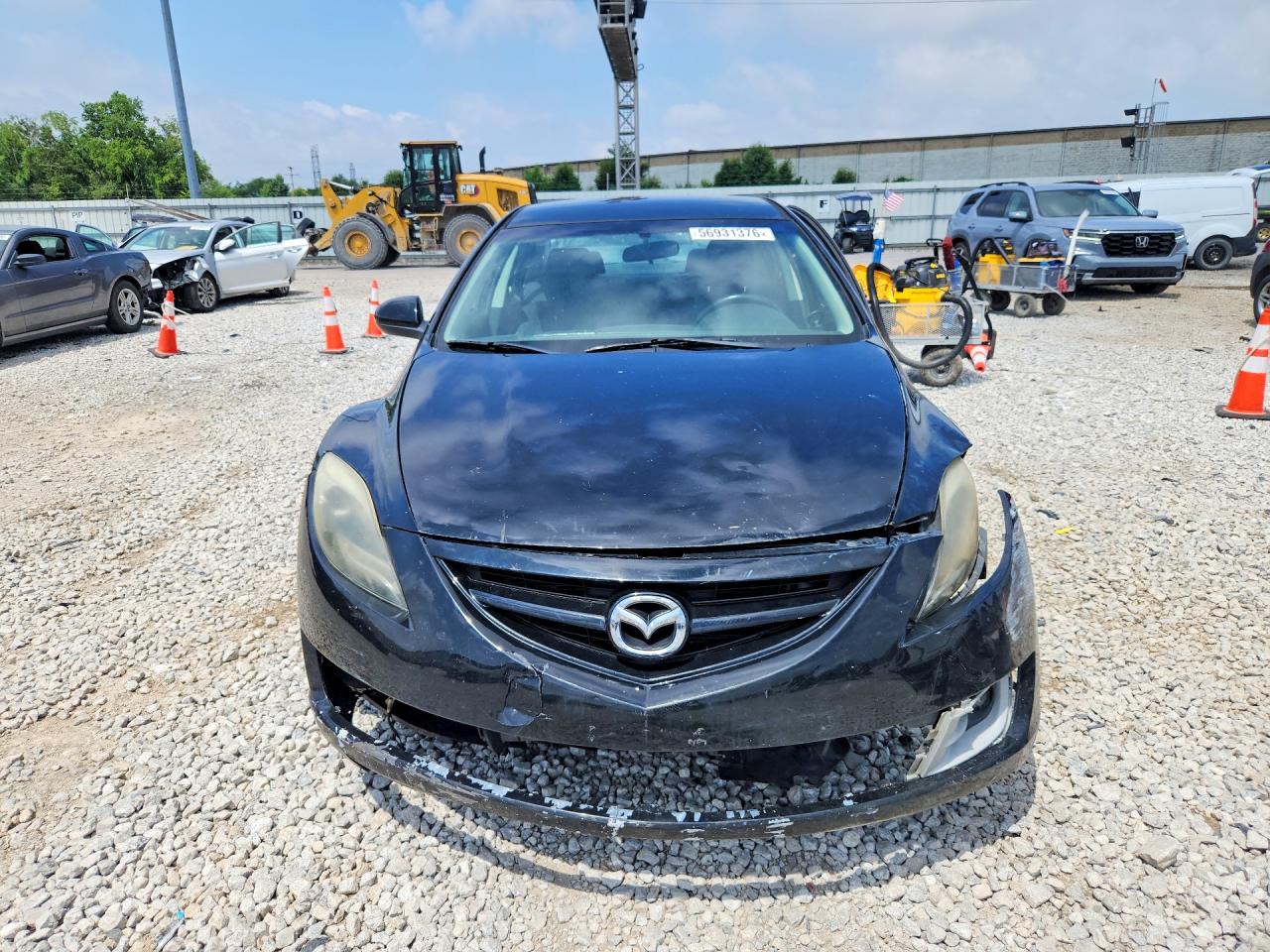 2012 Mazda 6 I Black vin: 1YVHZ8DH8C5M23319