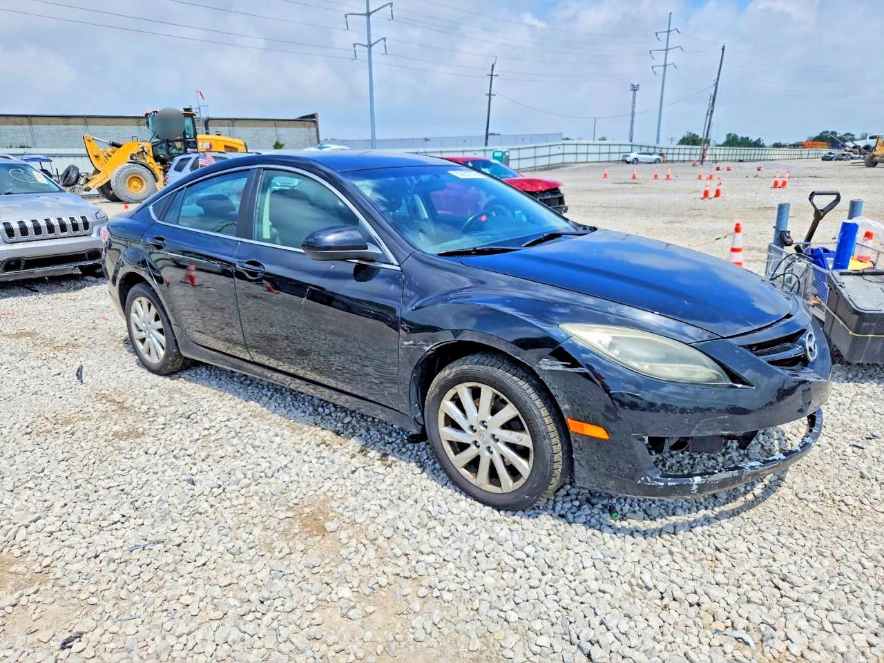 2012 Mazda 6 I Black vin: 1YVHZ8DH8C5M23319