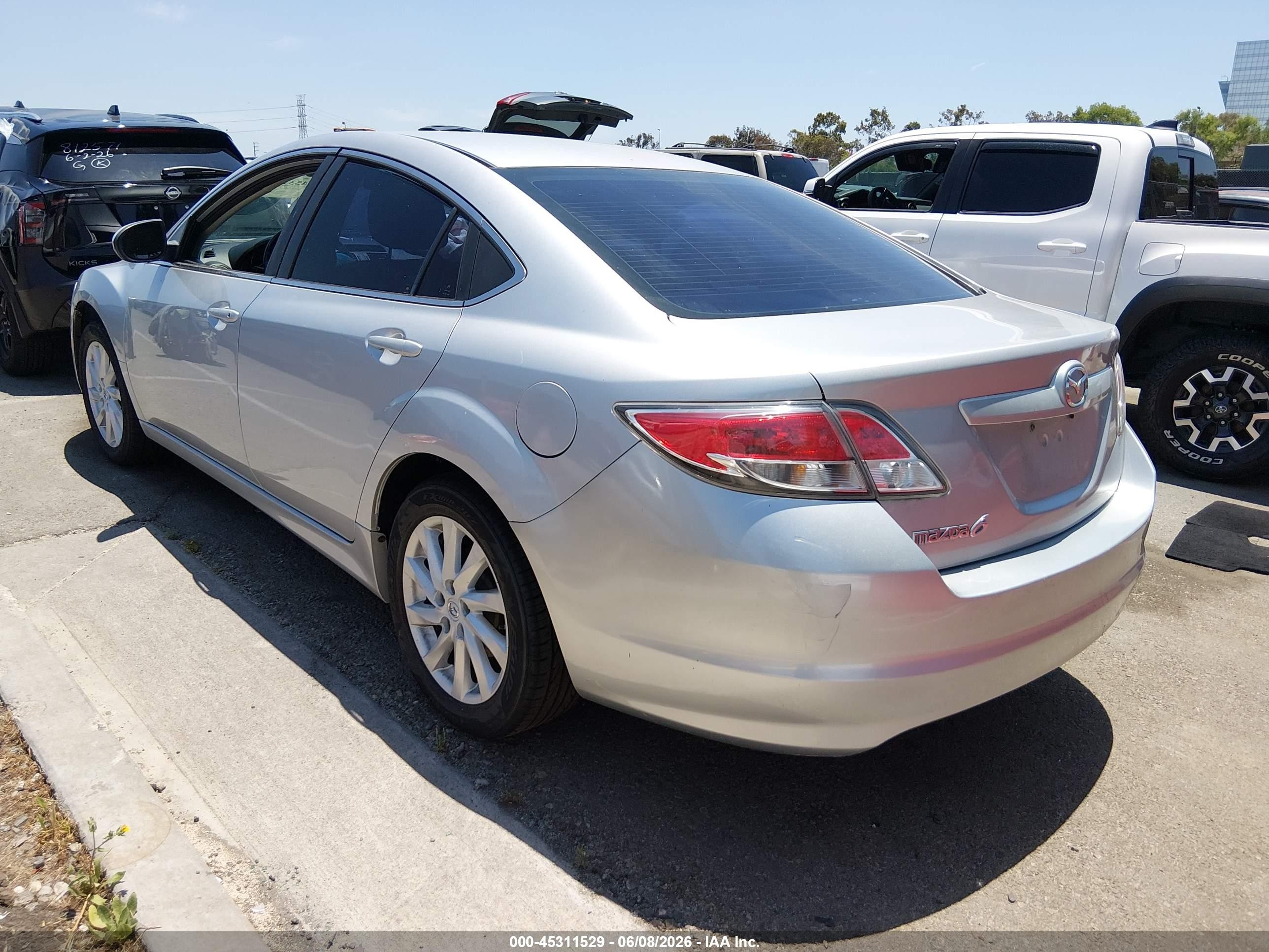 2012 Mazda Mazda6 I Touring Silver vin: 1YVHZ8DH8C5M27256