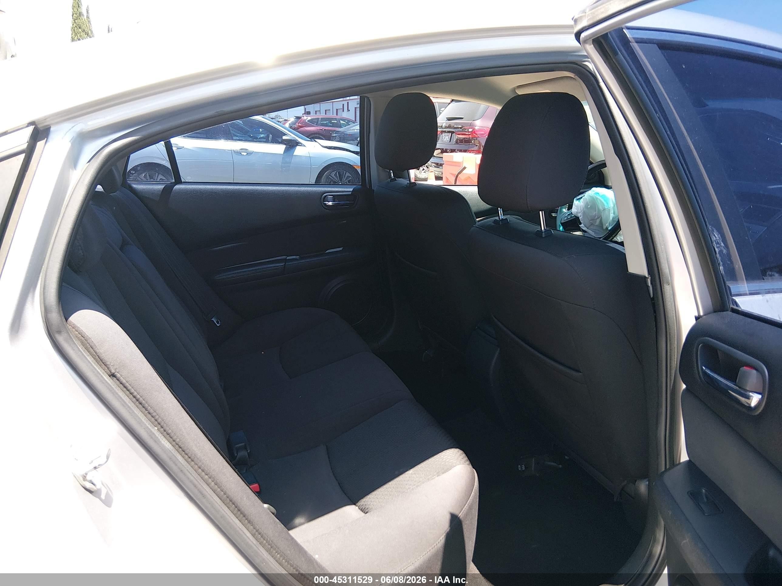 2012 Mazda Mazda6 I Touring Silver vin: 1YVHZ8DH8C5M27256