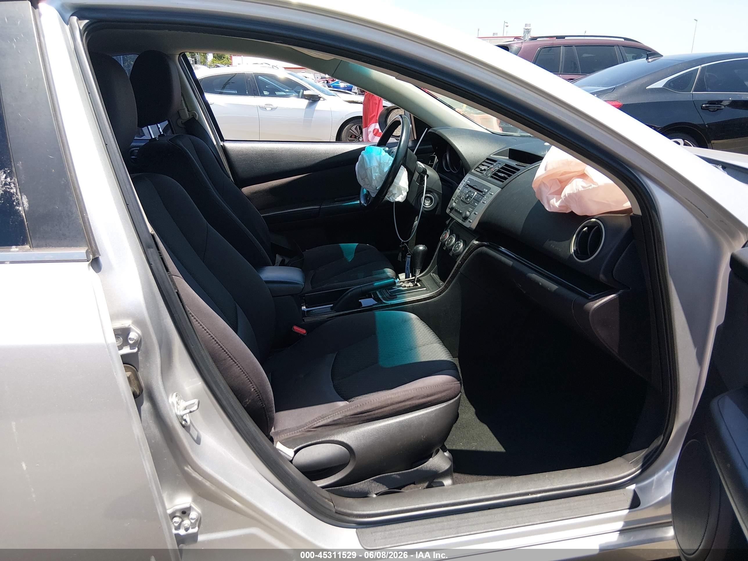 2012 Mazda Mazda6 I Touring Silver vin: 1YVHZ8DH8C5M27256