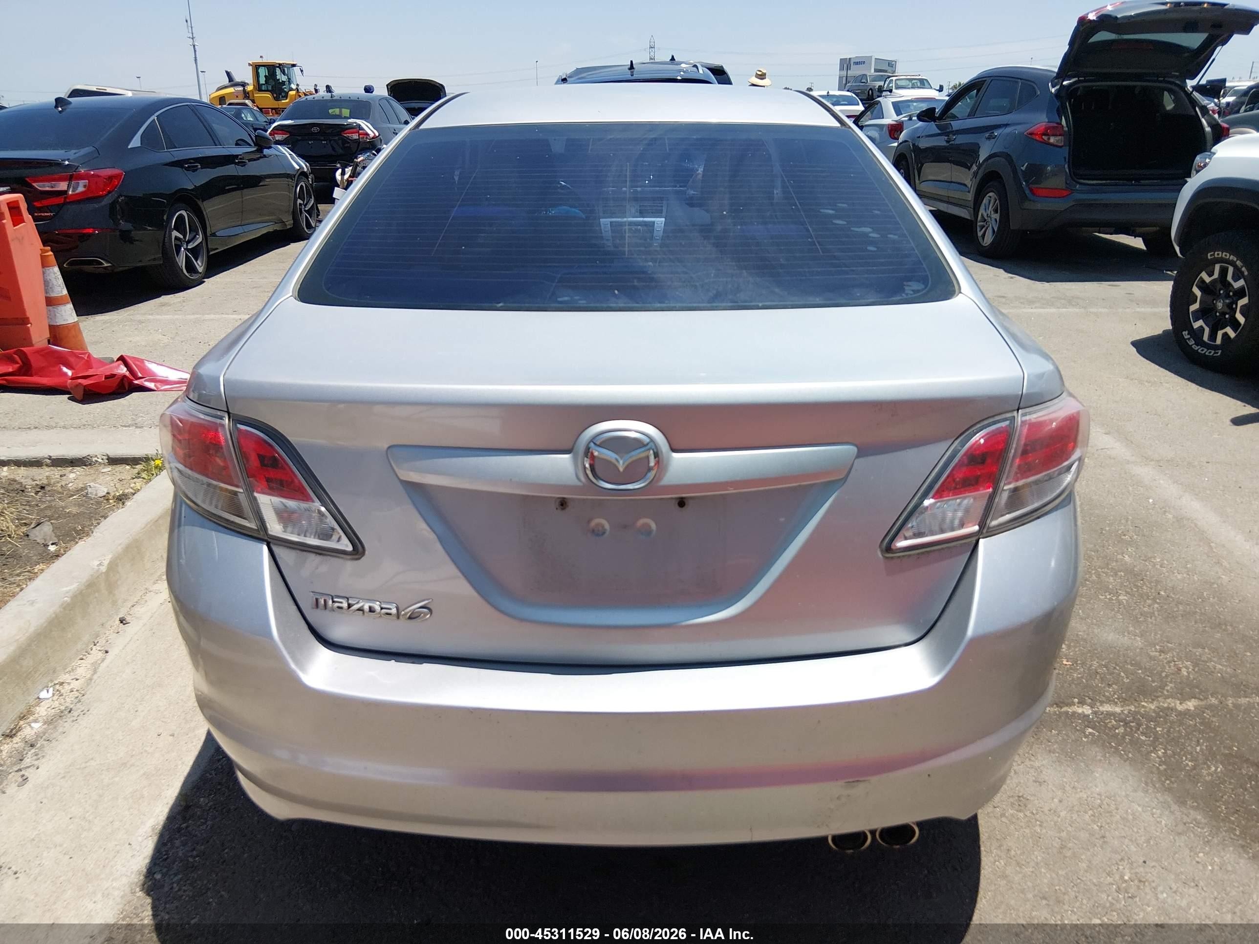 2012 Mazda Mazda6 I Touring Silver vin: 1YVHZ8DH8C5M27256