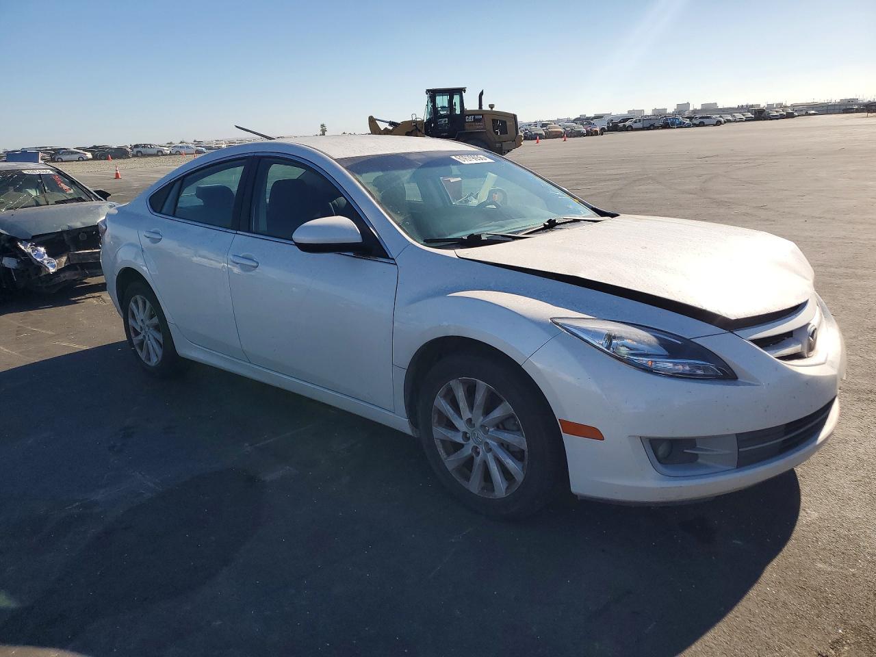 2012 Mazda 6 I White vin: 1YVHZ8DH8C5M37818