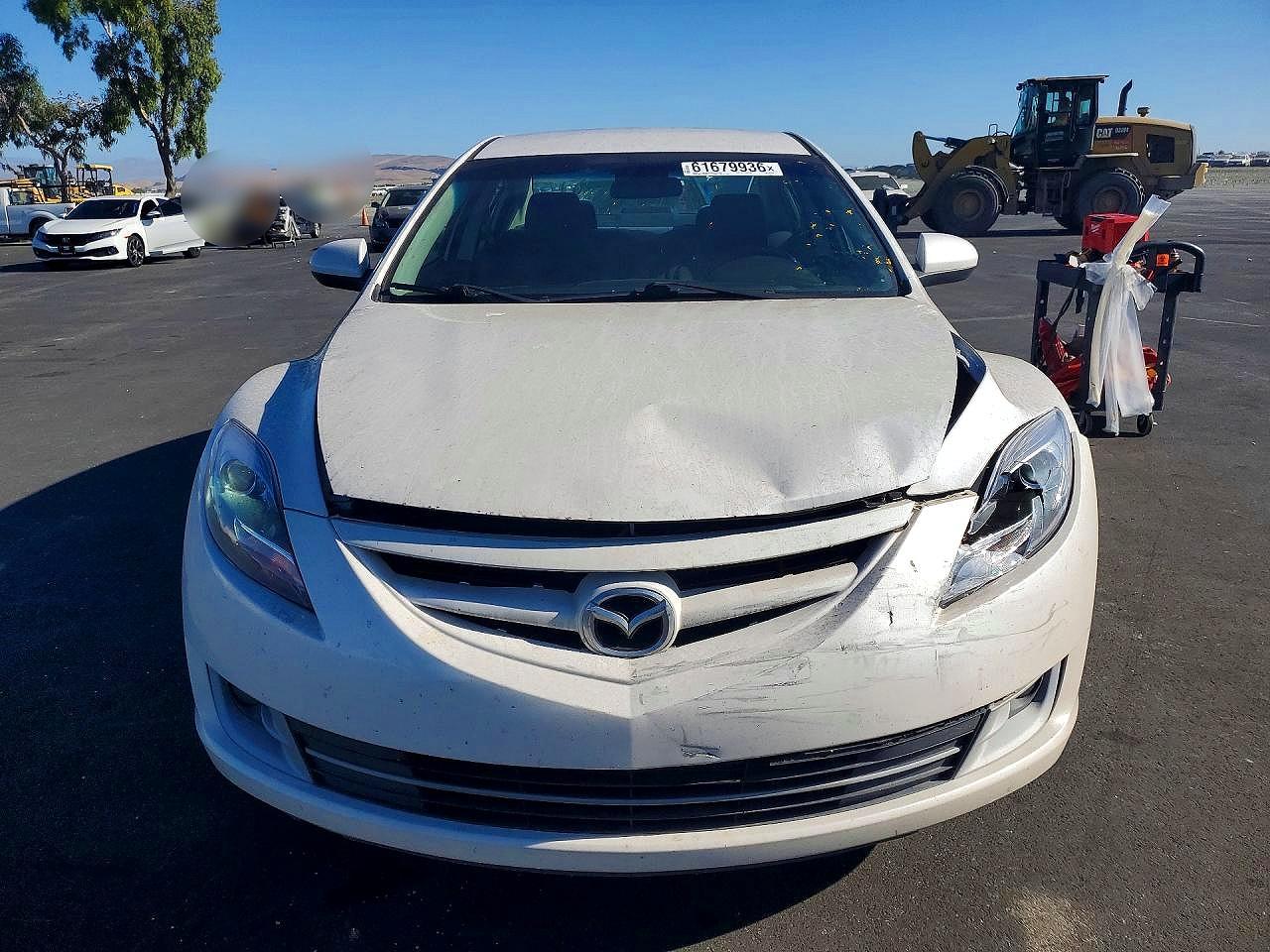 2012 Mazda 6 I White vin: 1YVHZ8DH8C5M37818