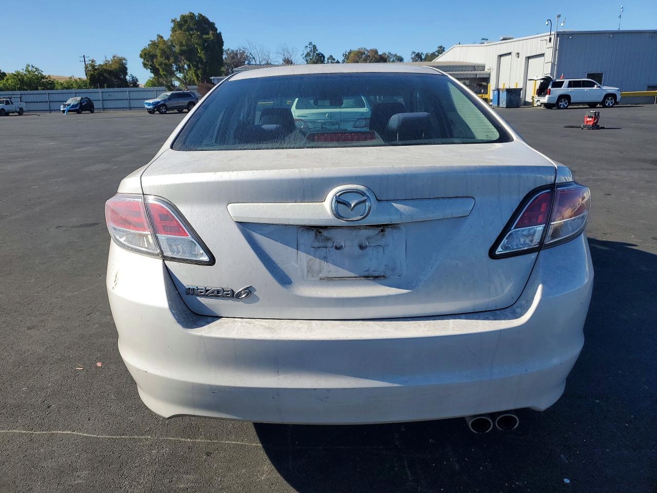 2012 Mazda 6 I White vin: 1YVHZ8DH8C5M37818