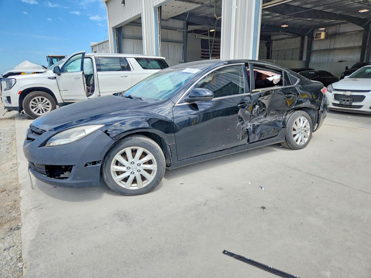 2012 Mazda 6 I Black vin: 1YVHZ8DH9C5M06576