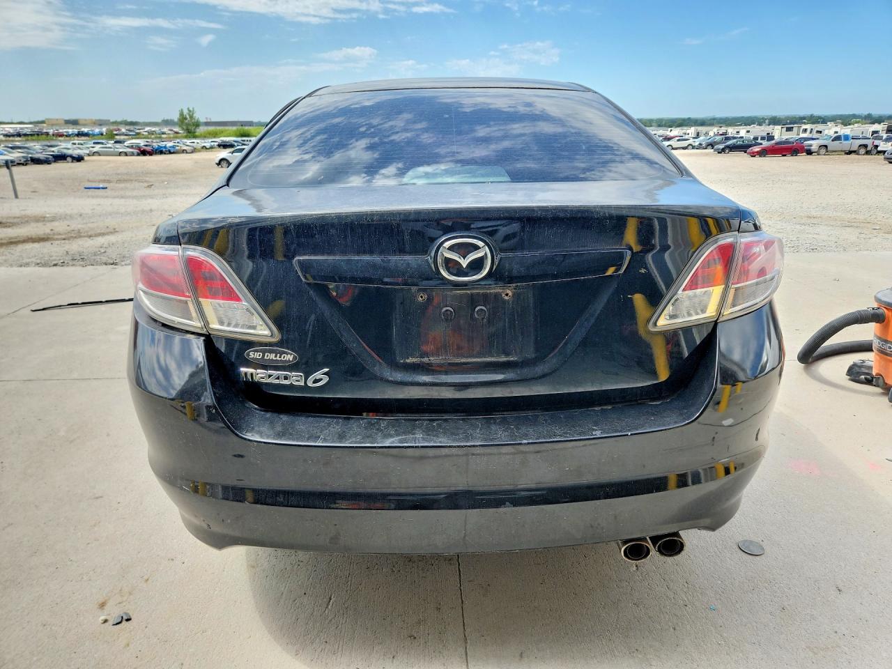 2012 Mazda 6 I Черный vin: 1YVHZ8DH9C5M06576