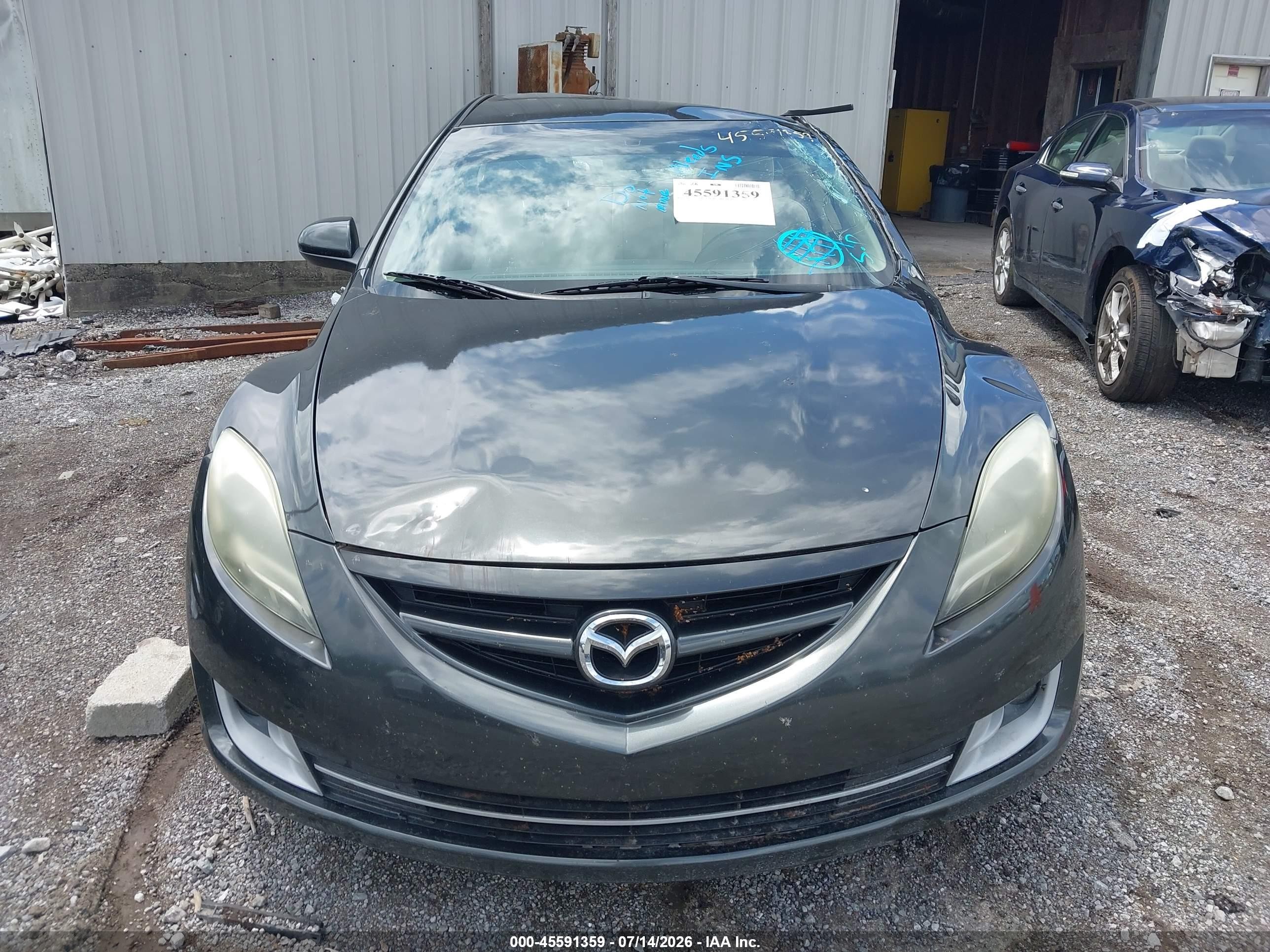 2012 Mazda Mazda6 I Touring Black vin: 1YVHZ8DH9C5M13396