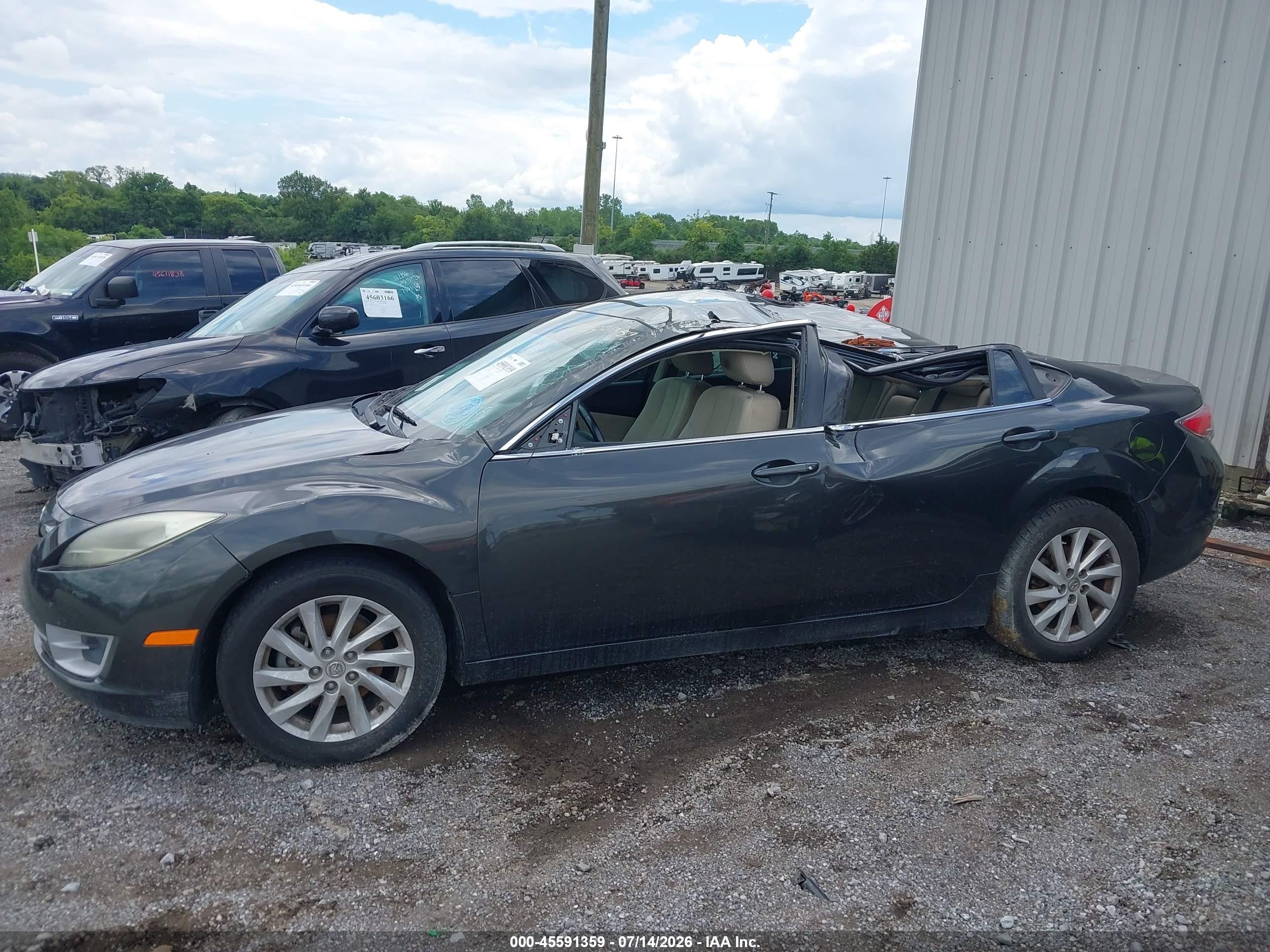 2012 Mazda Mazda6 I Touring Black vin: 1YVHZ8DH9C5M13396