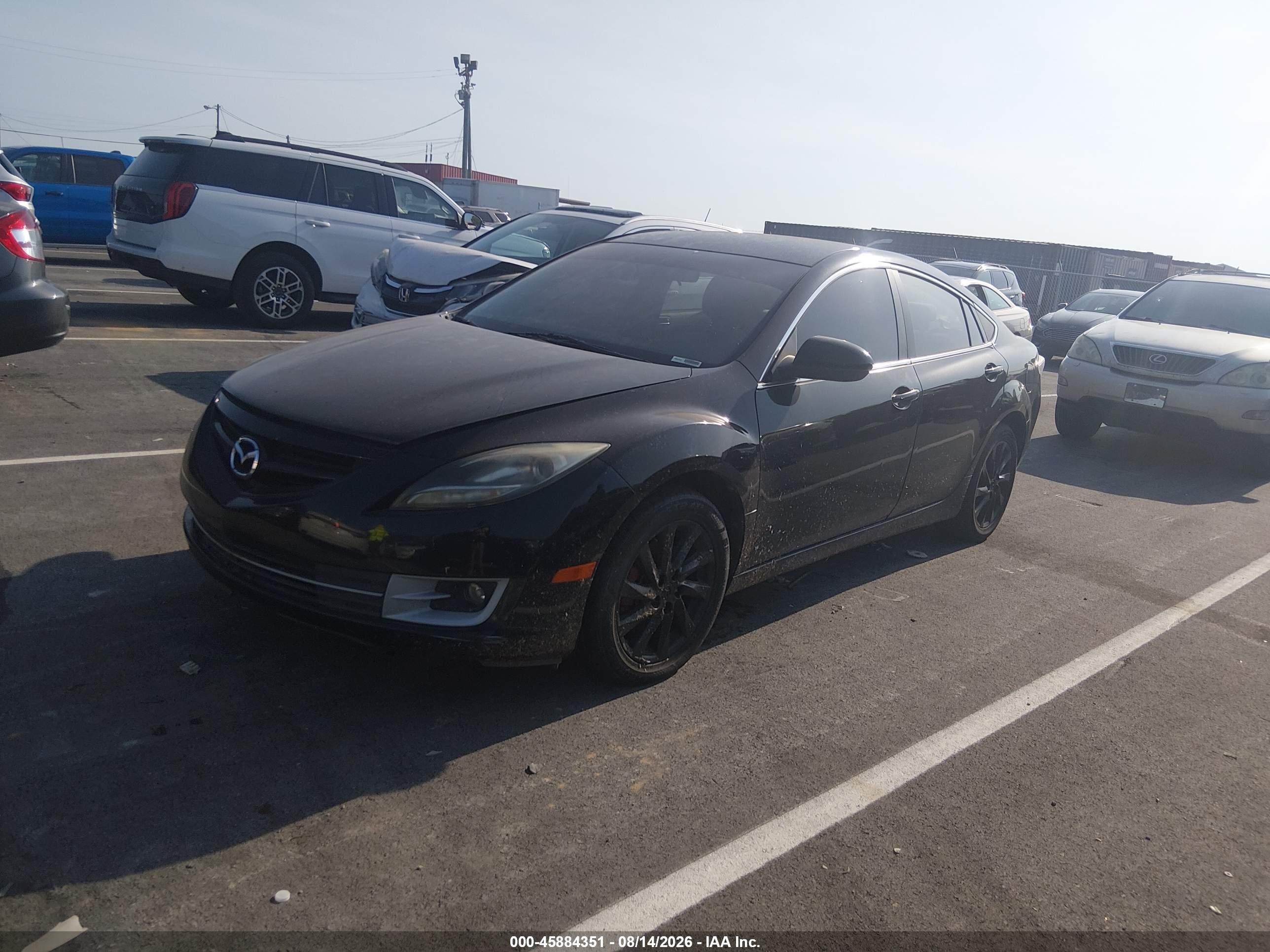 2012 Mazda Mazda6 I Touring Black vin: 1YVHZ8DH9C5M15004