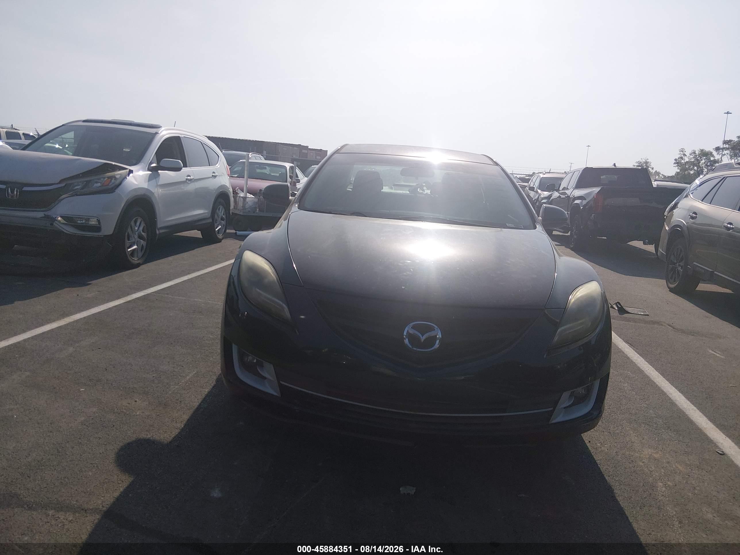 2012 Mazda Mazda6 I Touring Black vin: 1YVHZ8DH9C5M15004