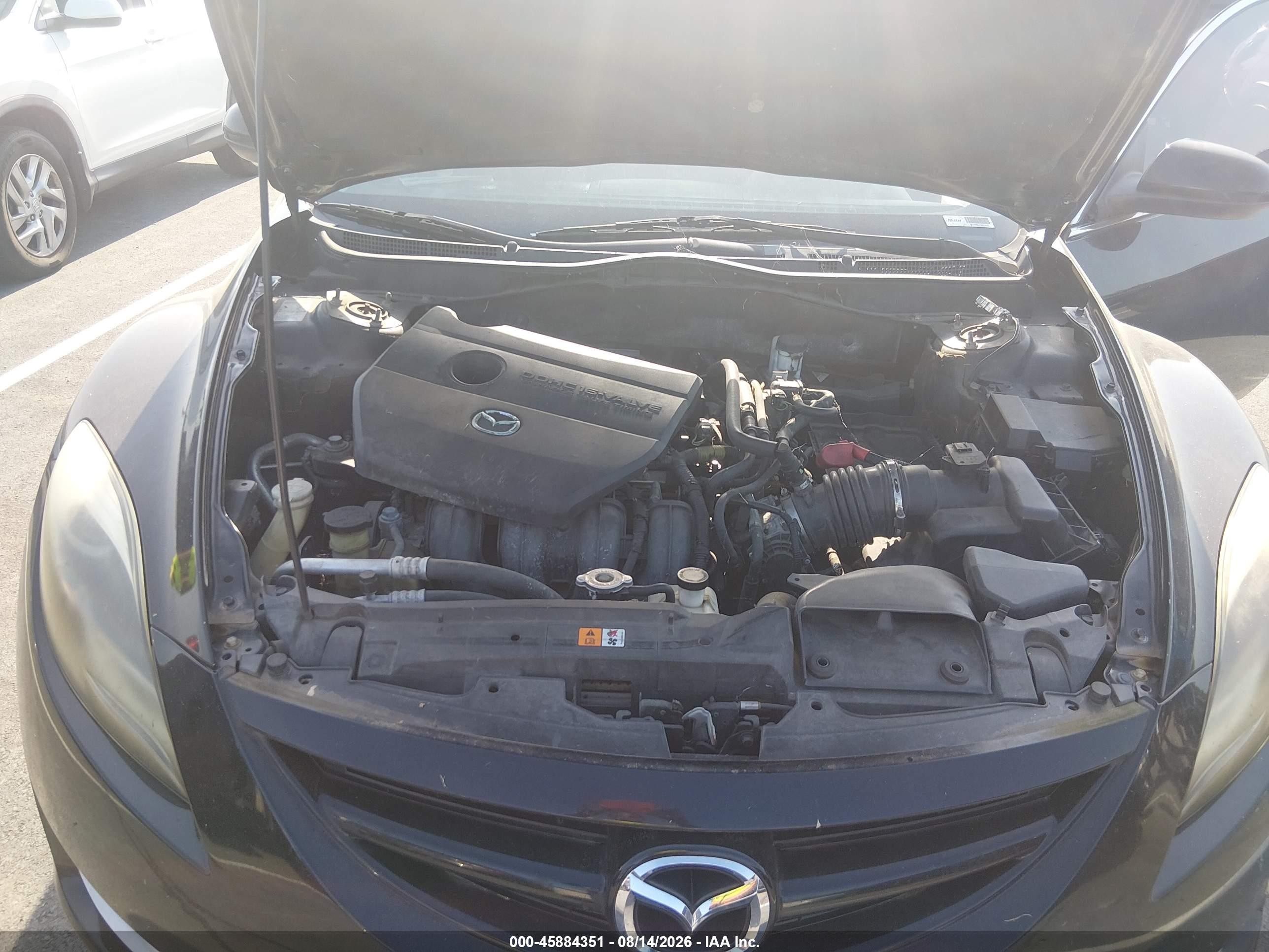 2012 Mazda Mazda6 I Touring Black vin: 1YVHZ8DH9C5M15004