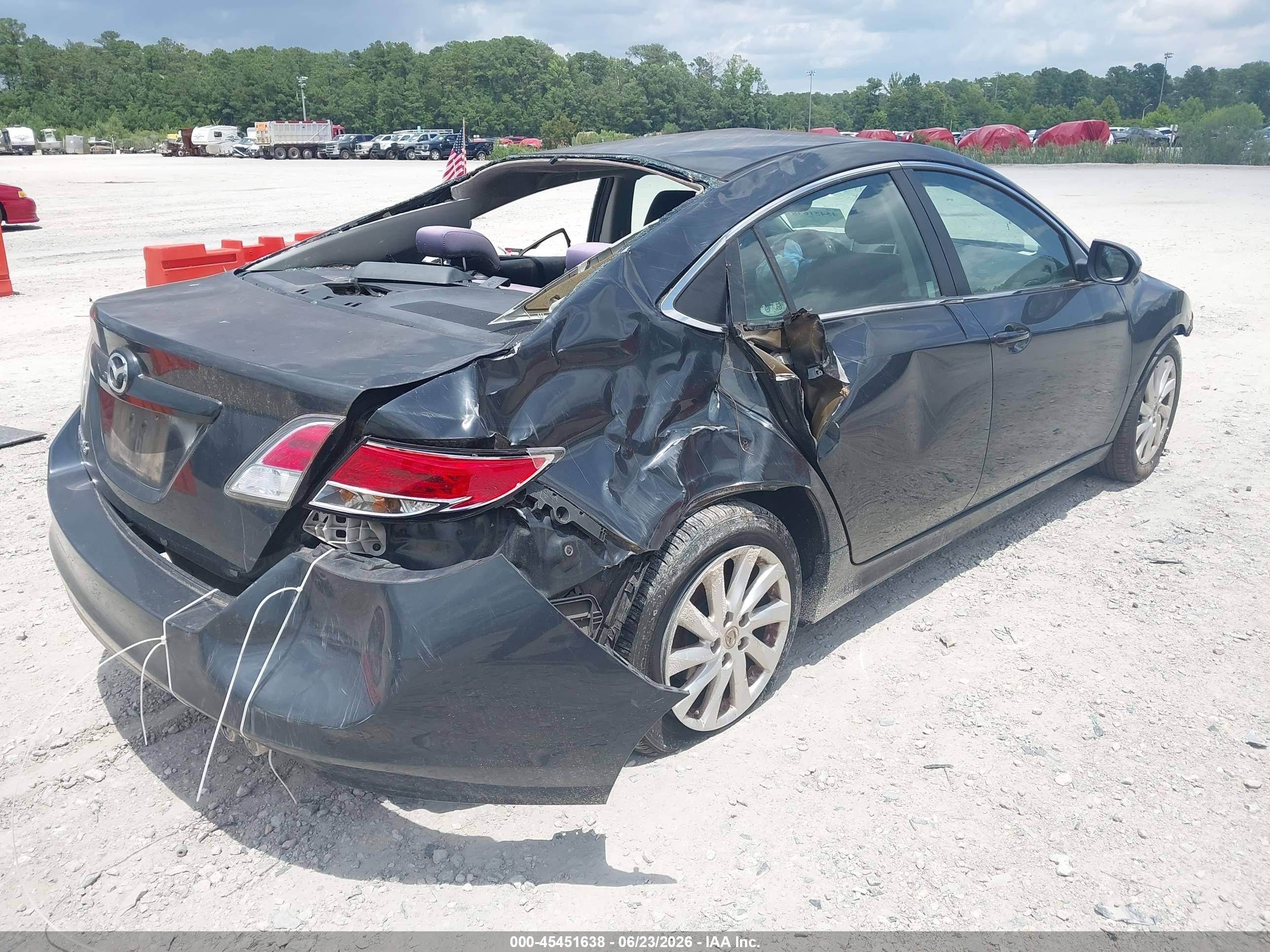 2012 Mazda Mazda6 I Touring Gray vin: 1YVHZ8DH9C5M18744