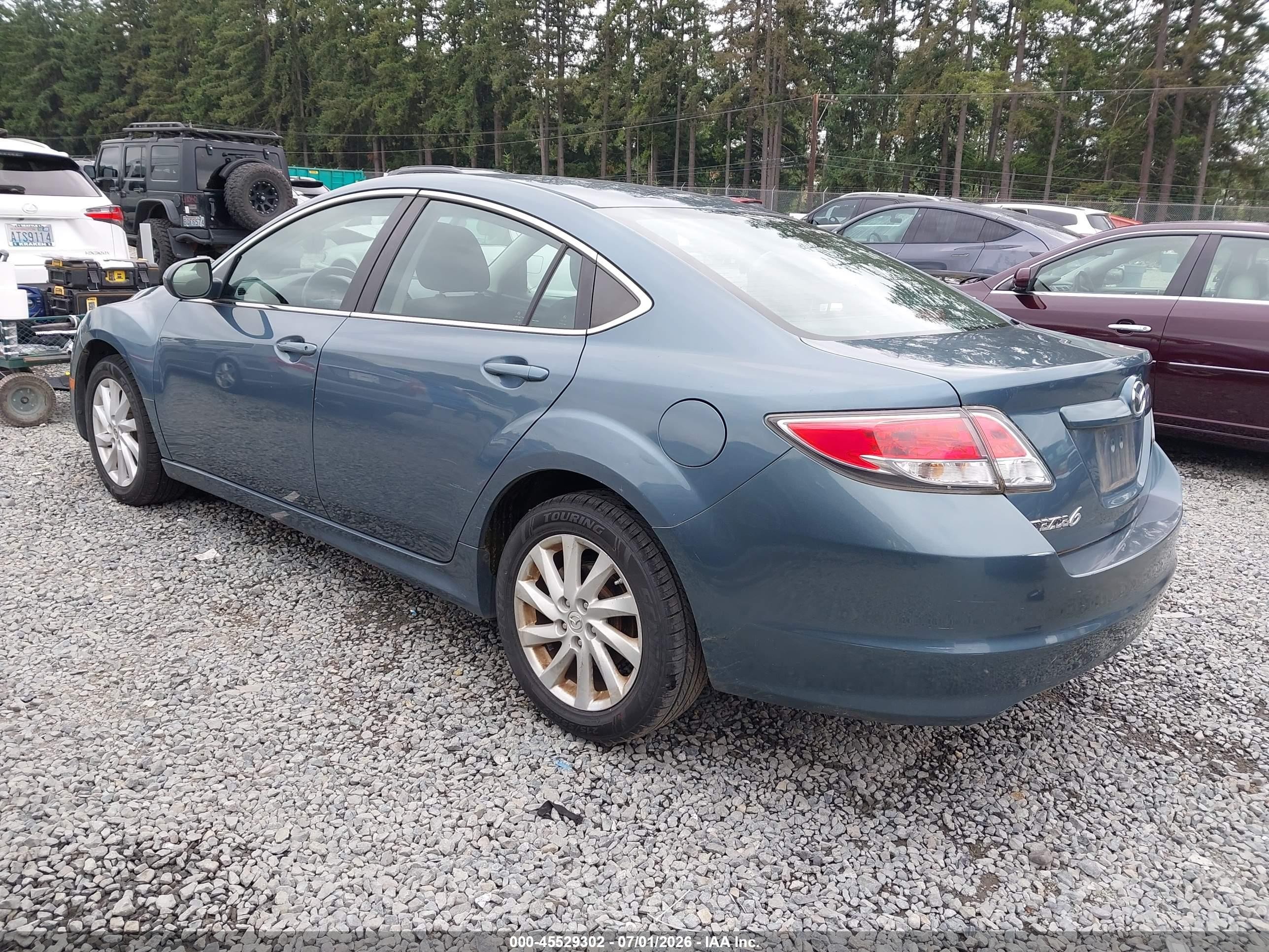 2012 Mazda Mazda6 I Touring Blue vin: 1YVHZ8DH9C5M36872