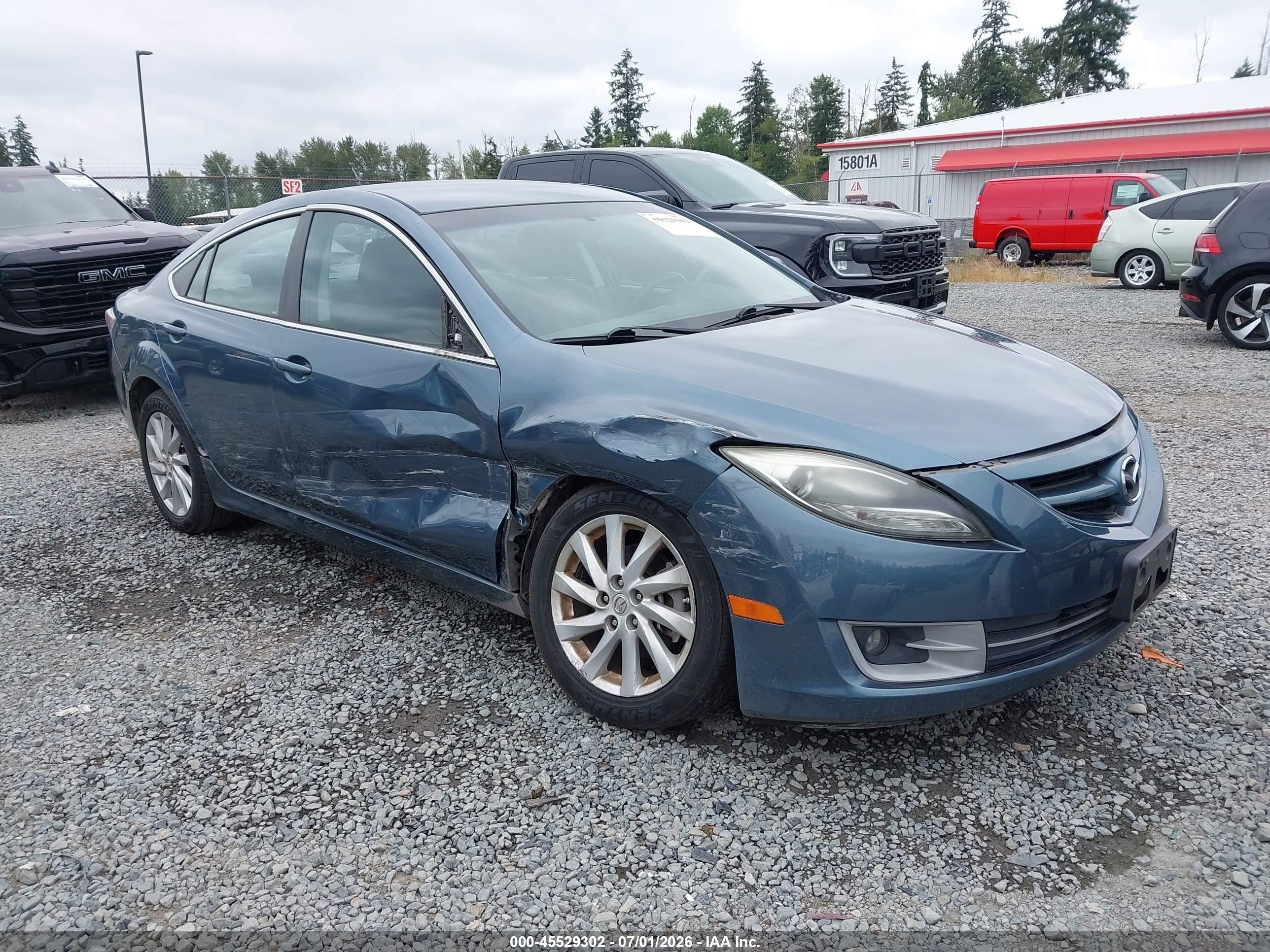 2012 Mazda Mazda6 I Touring Blue vin: 1YVHZ8DH9C5M36872