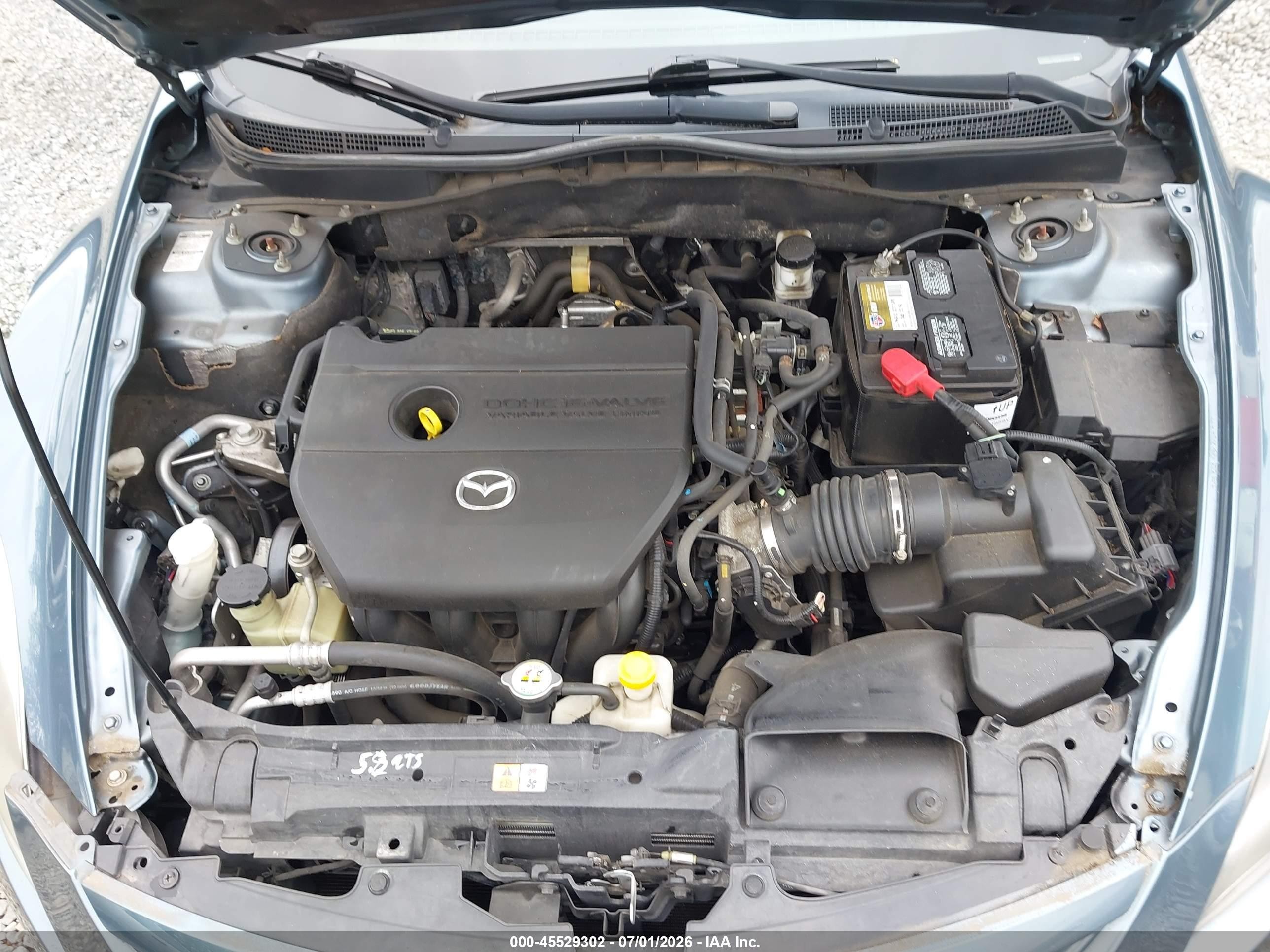 2012 Mazda Mazda6 I Touring Blue vin: 1YVHZ8DH9C5M36872