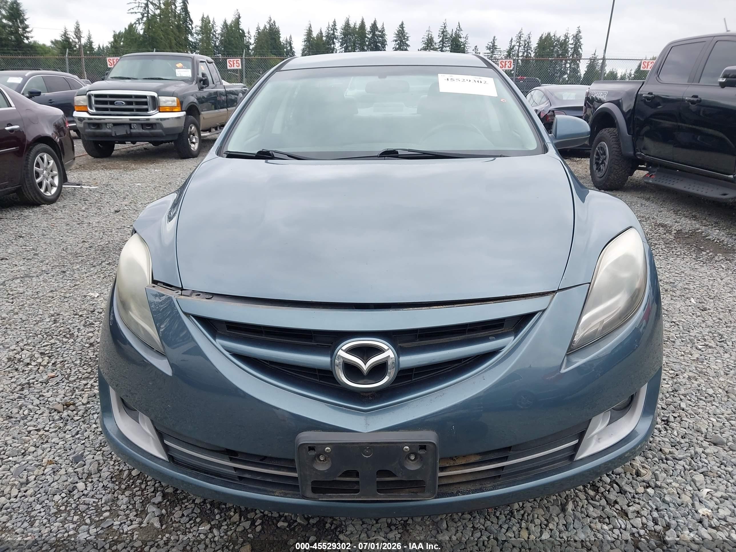 2012 Mazda Mazda6 I Touring Blue vin: 1YVHZ8DH9C5M36872
