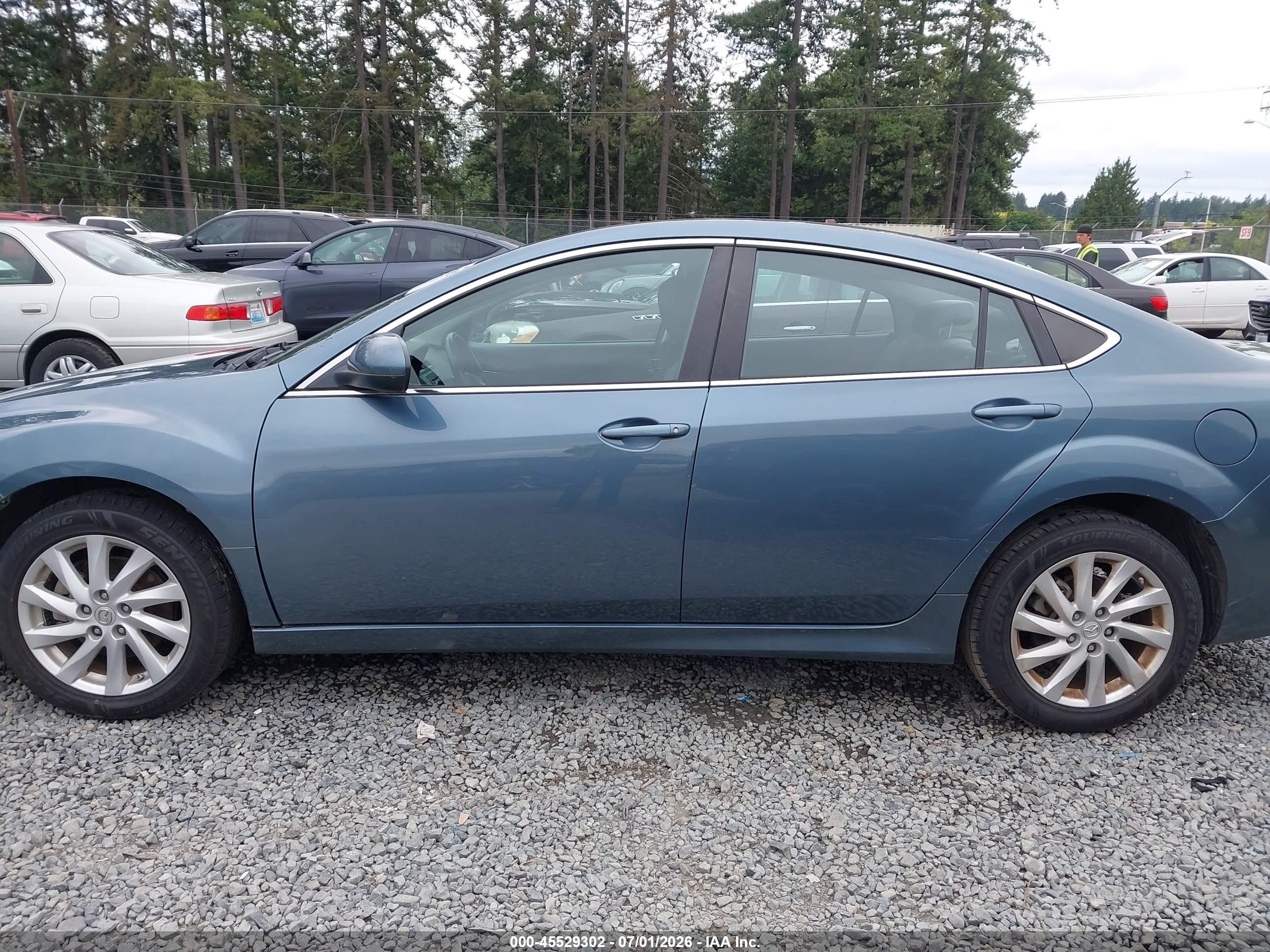 2012 Mazda Mazda6 I Touring Blue vin: 1YVHZ8DH9C5M36872