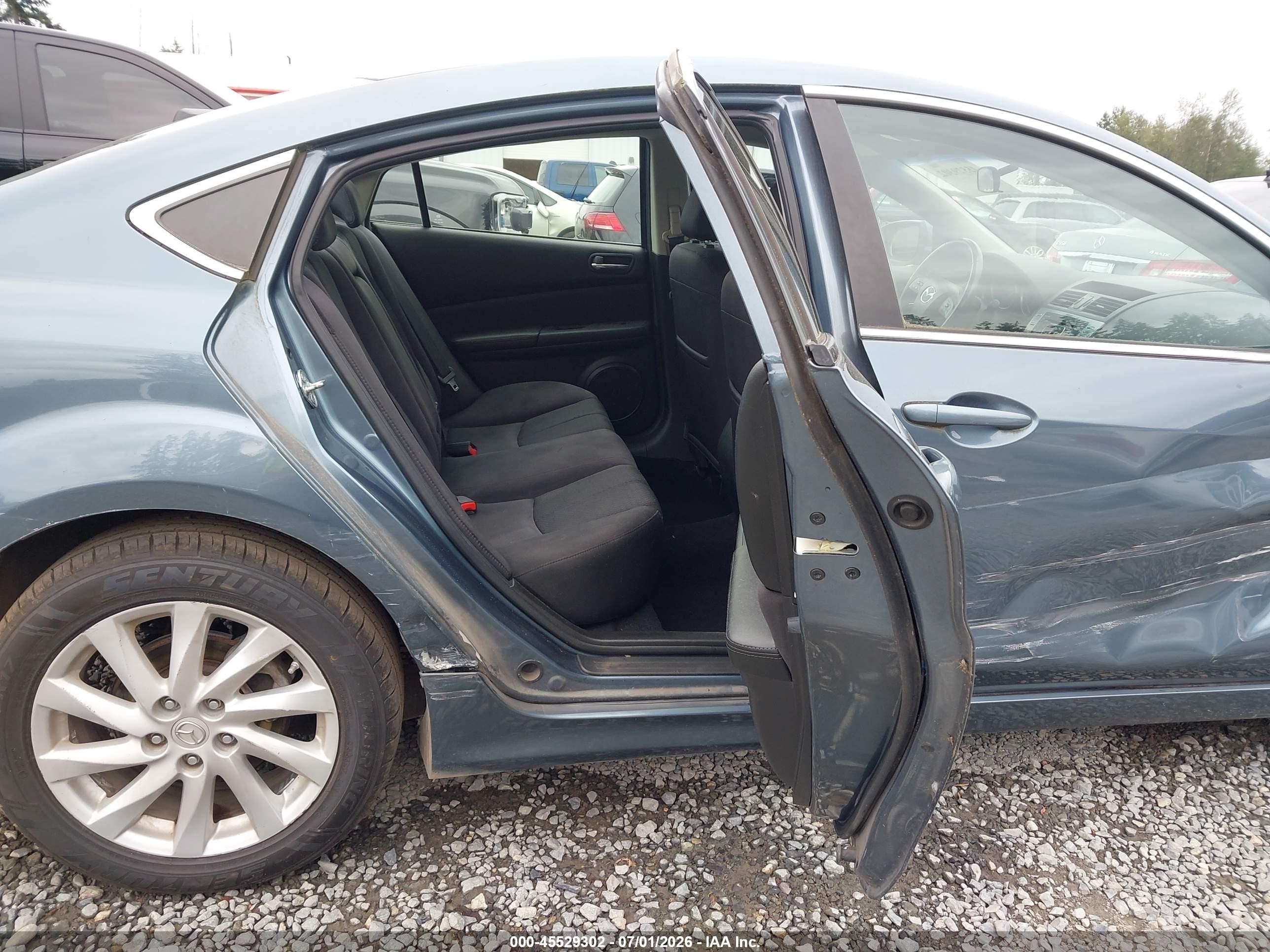 2012 Mazda Mazda6 I Touring Blue vin: 1YVHZ8DH9C5M36872