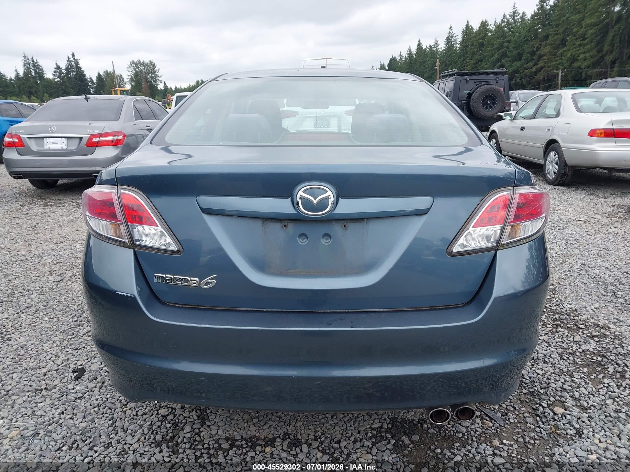 2012 Mazda Mazda6 I Touring Blue vin: 1YVHZ8DH9C5M36872