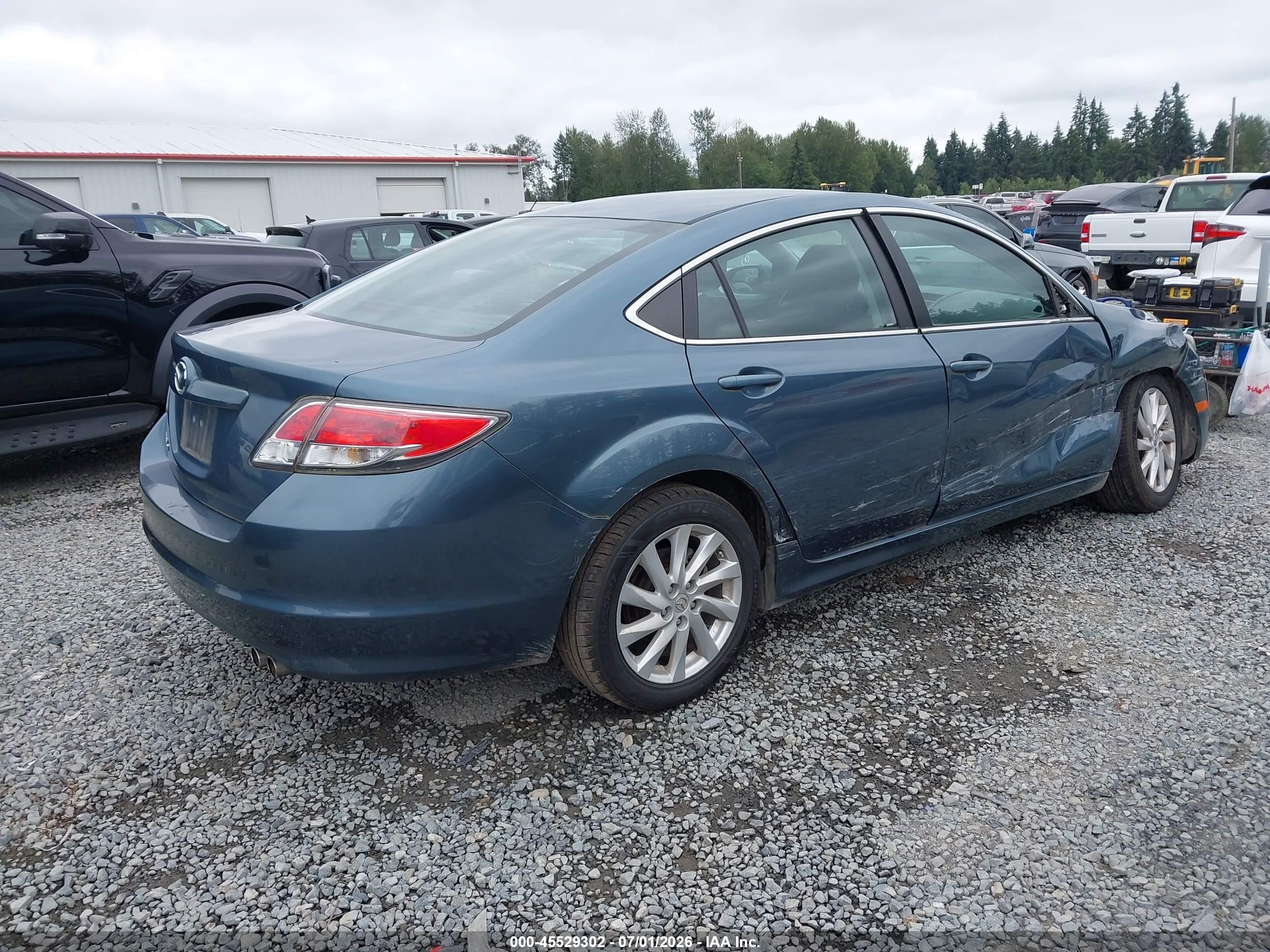 2012 Mazda Mazda6 I Touring Blue vin: 1YVHZ8DH9C5M36872