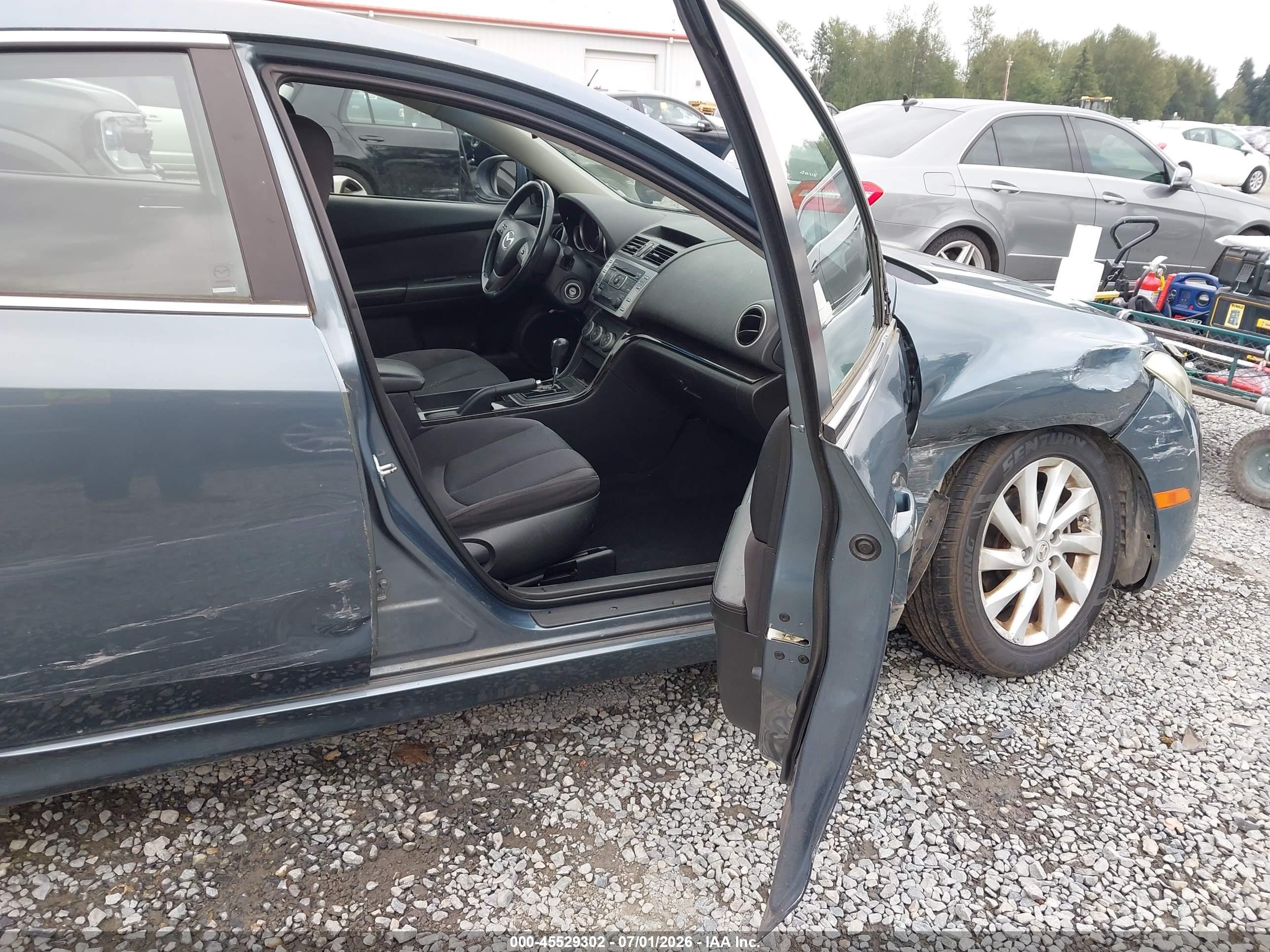 2012 Mazda Mazda6 I Touring Blue vin: 1YVHZ8DH9C5M36872