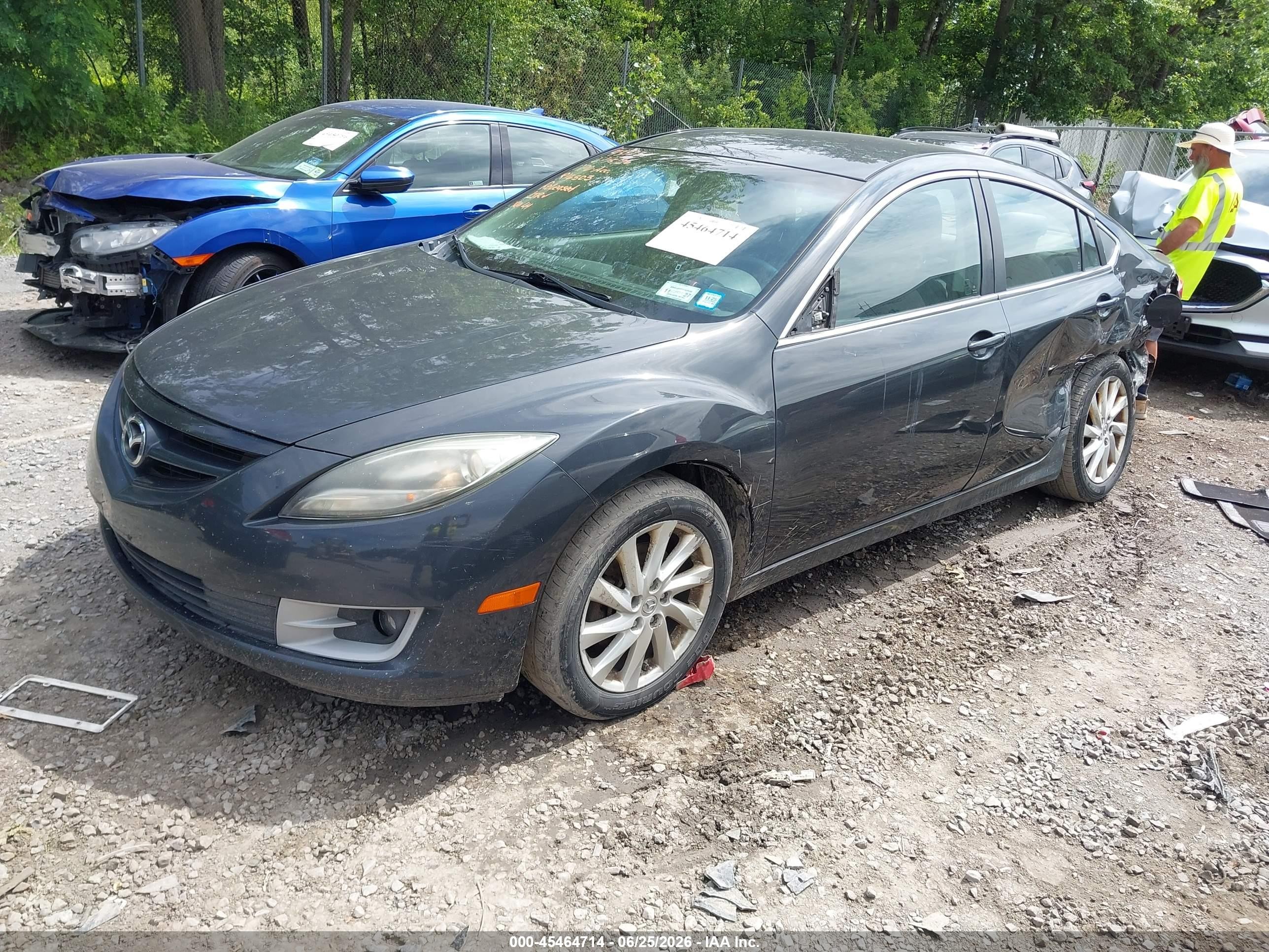 2012 Mazda Mazda6 I Touring Black vin: 1YVHZ8DH9C5M43403