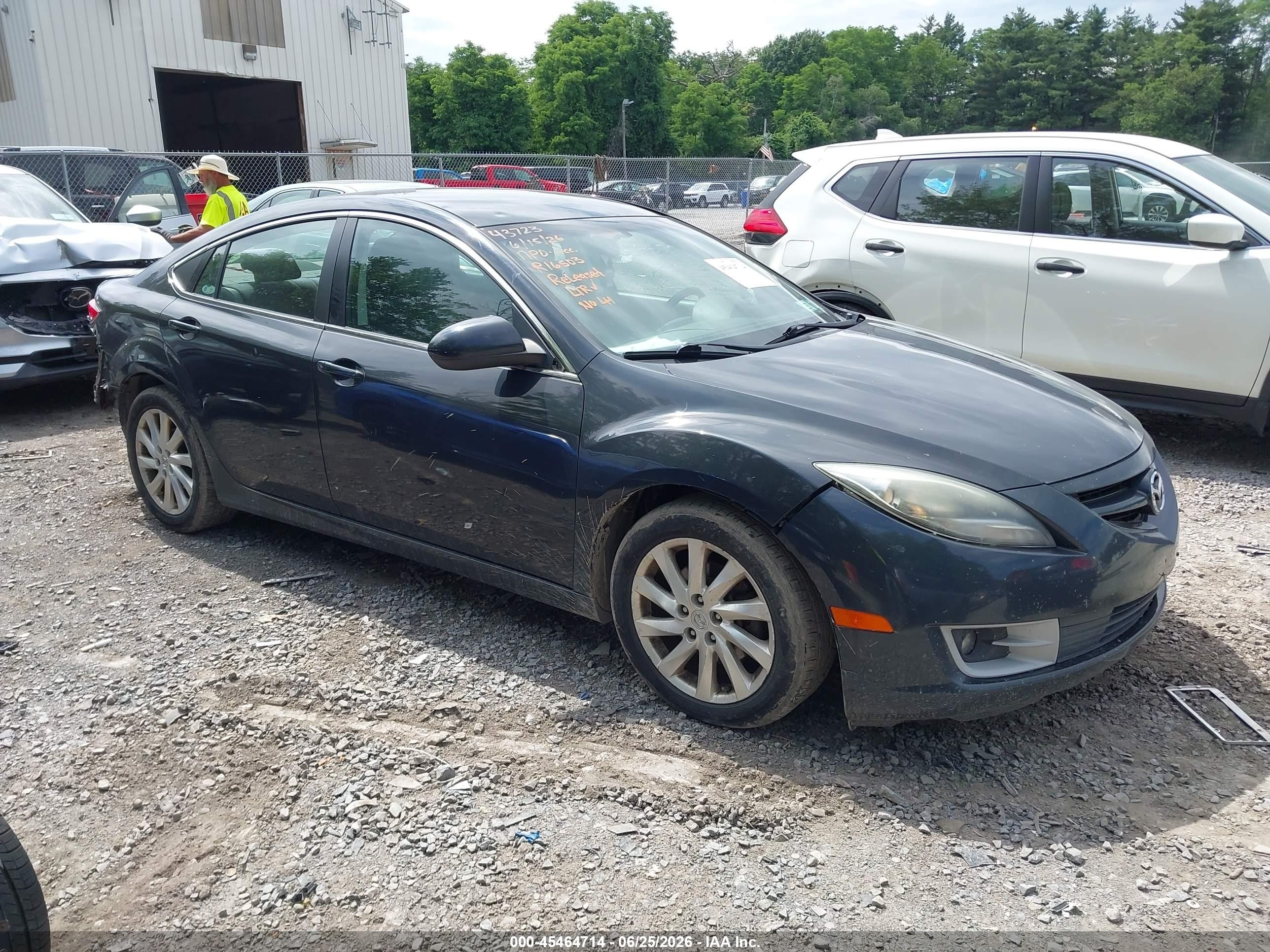 2012 Mazda Mazda6 I Touring Black vin: 1YVHZ8DH9C5M43403