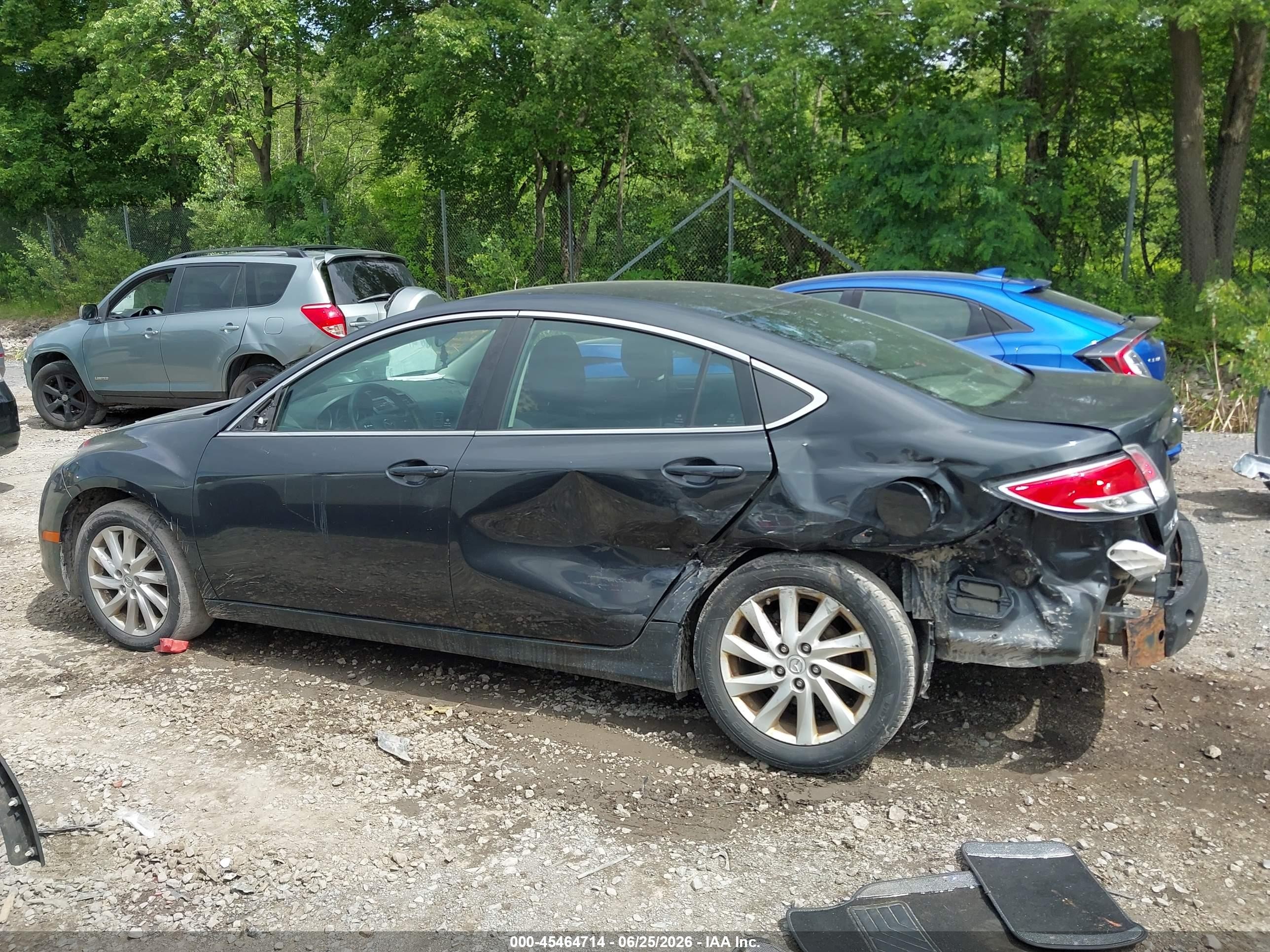 2012 Mazda Mazda6 I Touring Black vin: 1YVHZ8DH9C5M43403