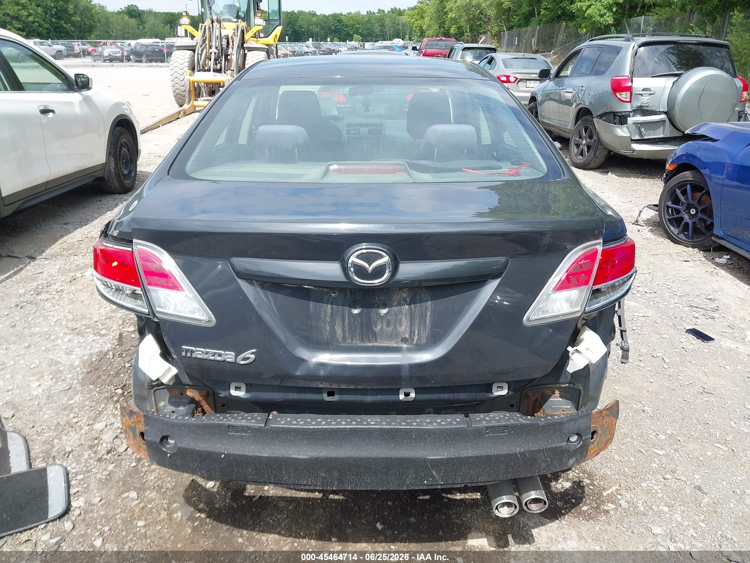 2012 Mazda Mazda6 I Touring Black vin: 1YVHZ8DH9C5M43403