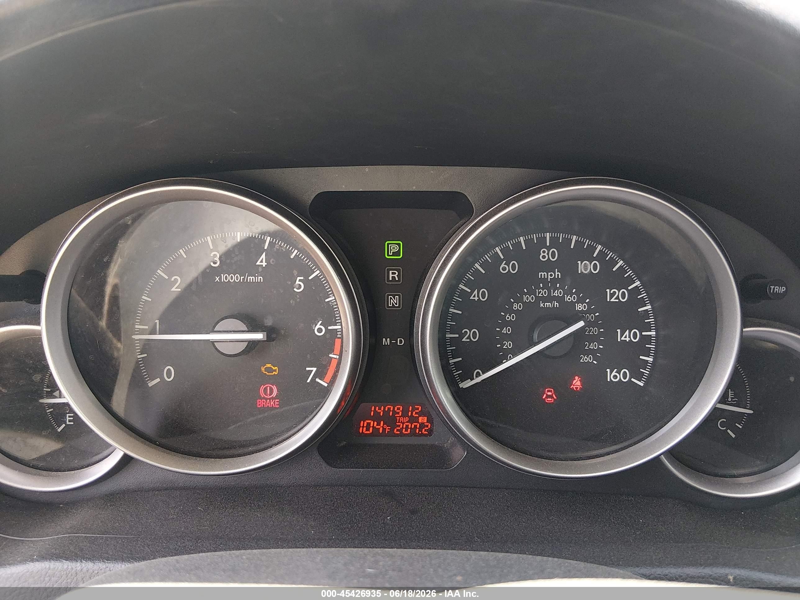 2013 Mazda Mazda6 I Touring Blue vin: 1YVHZ8DH9D5M07065