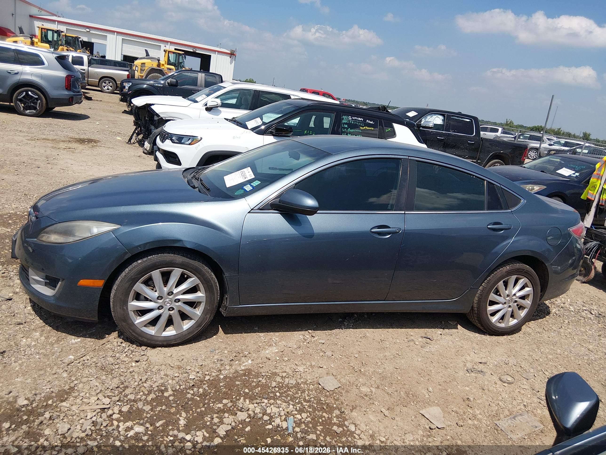 2013 Mazda Mazda6 I Touring Blue vin: 1YVHZ8DH9D5M07065