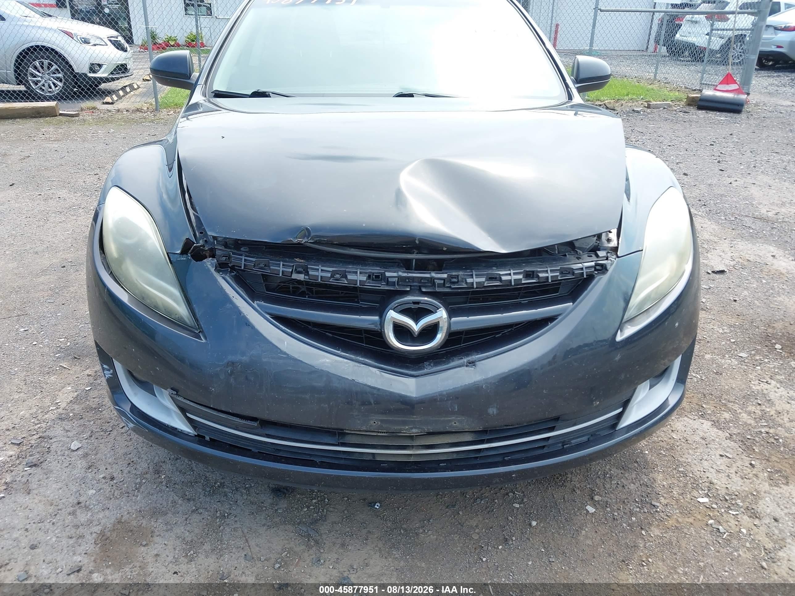 2012 Mazda Mazda6 I Touring Серый vin: 1YVHZ8DHXC5M14816