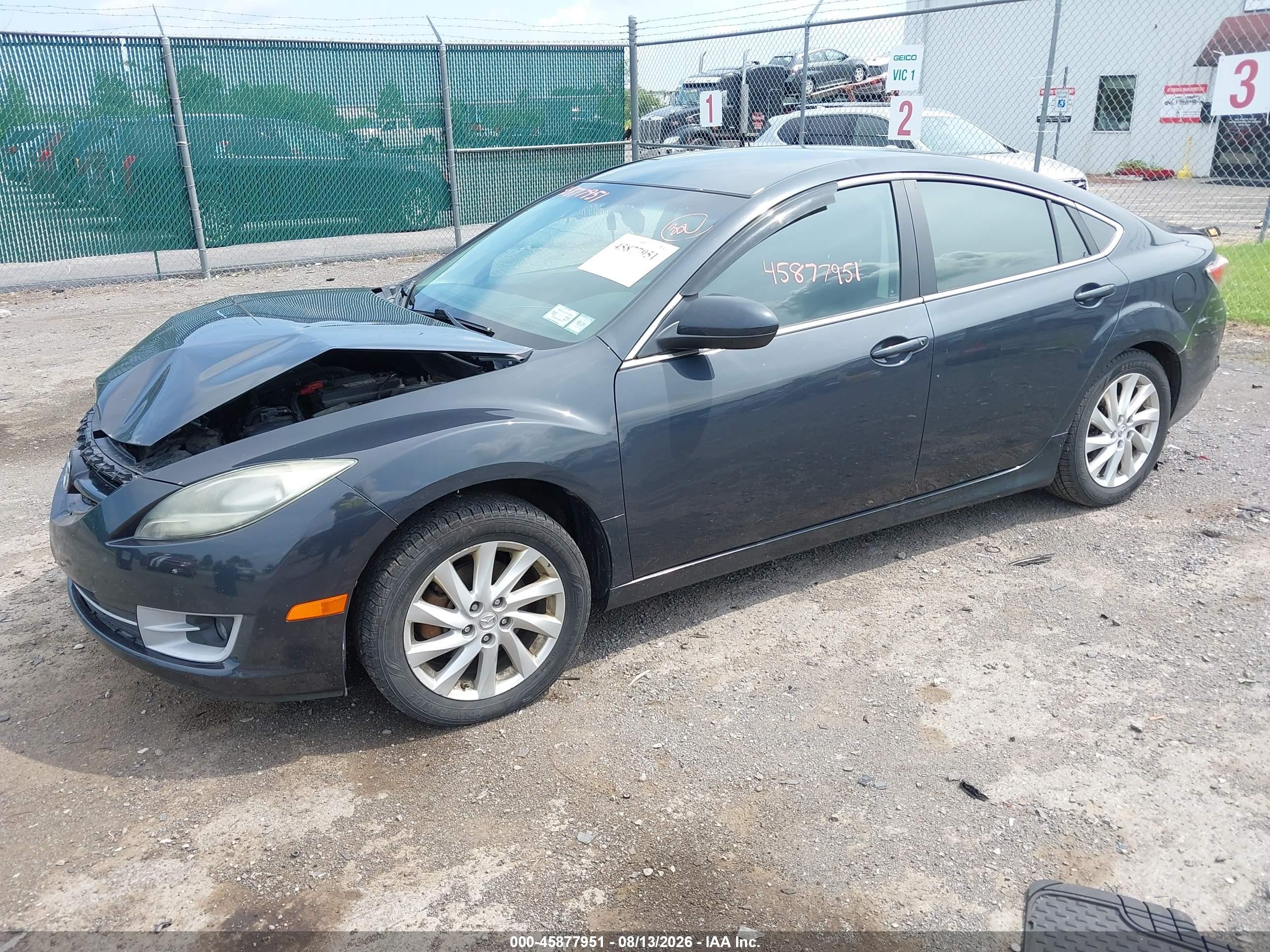 2012 Mazda Mazda6 I Touring Серый vin: 1YVHZ8DHXC5M14816