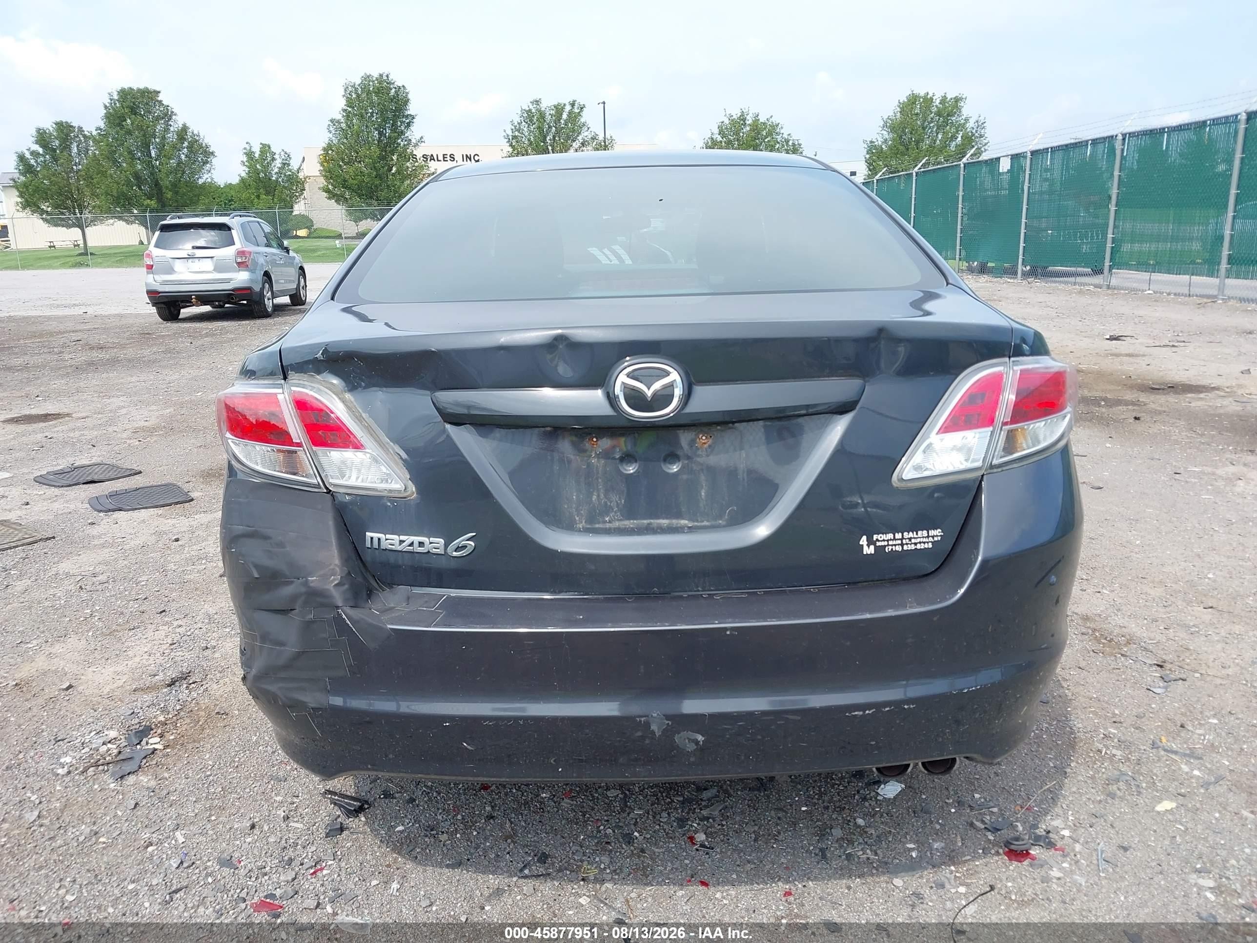 2012 Mazda Mazda6 I Touring Серый vin: 1YVHZ8DHXC5M14816