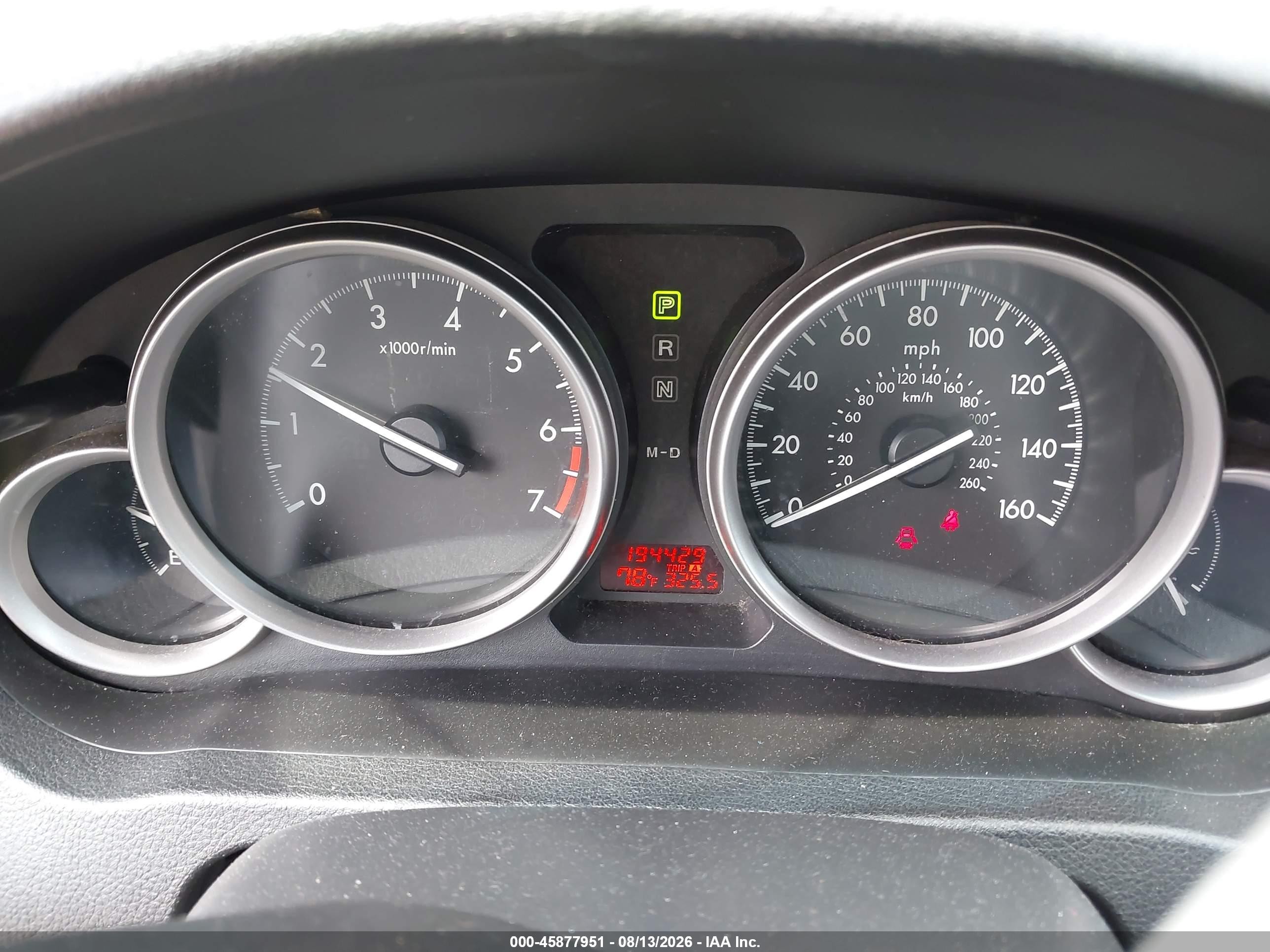 2012 Mazda Mazda6 I Touring Серый vin: 1YVHZ8DHXC5M14816