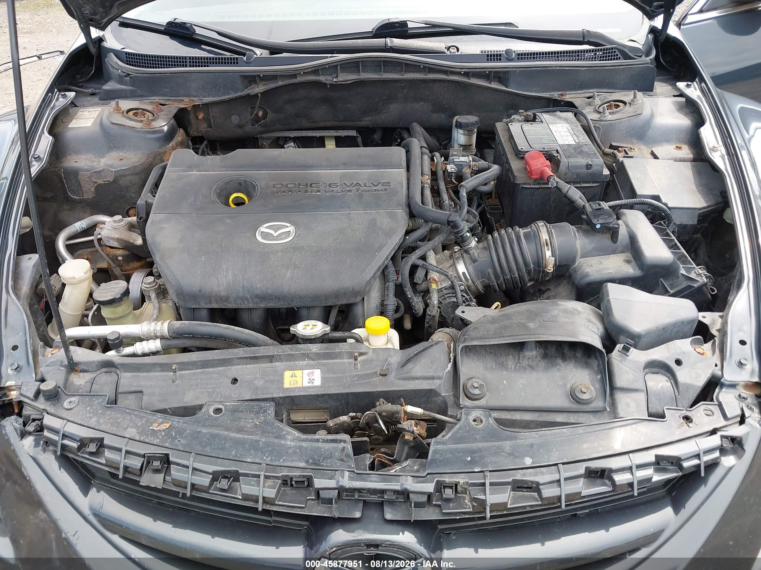 2012 Mazda Mazda6 I Touring Серый vin: 1YVHZ8DHXC5M14816