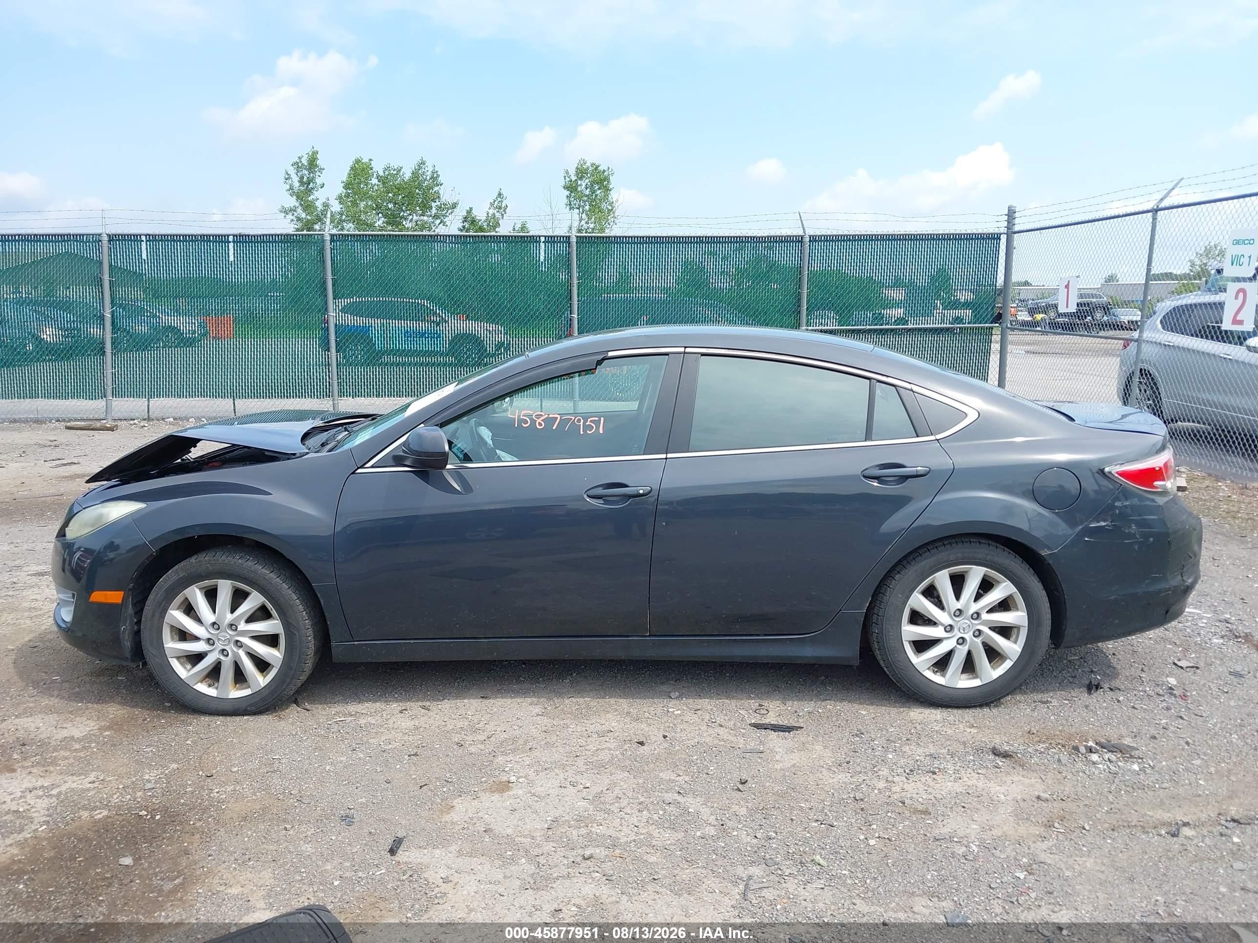 2012 Mazda Mazda6 I Touring Серый vin: 1YVHZ8DHXC5M14816