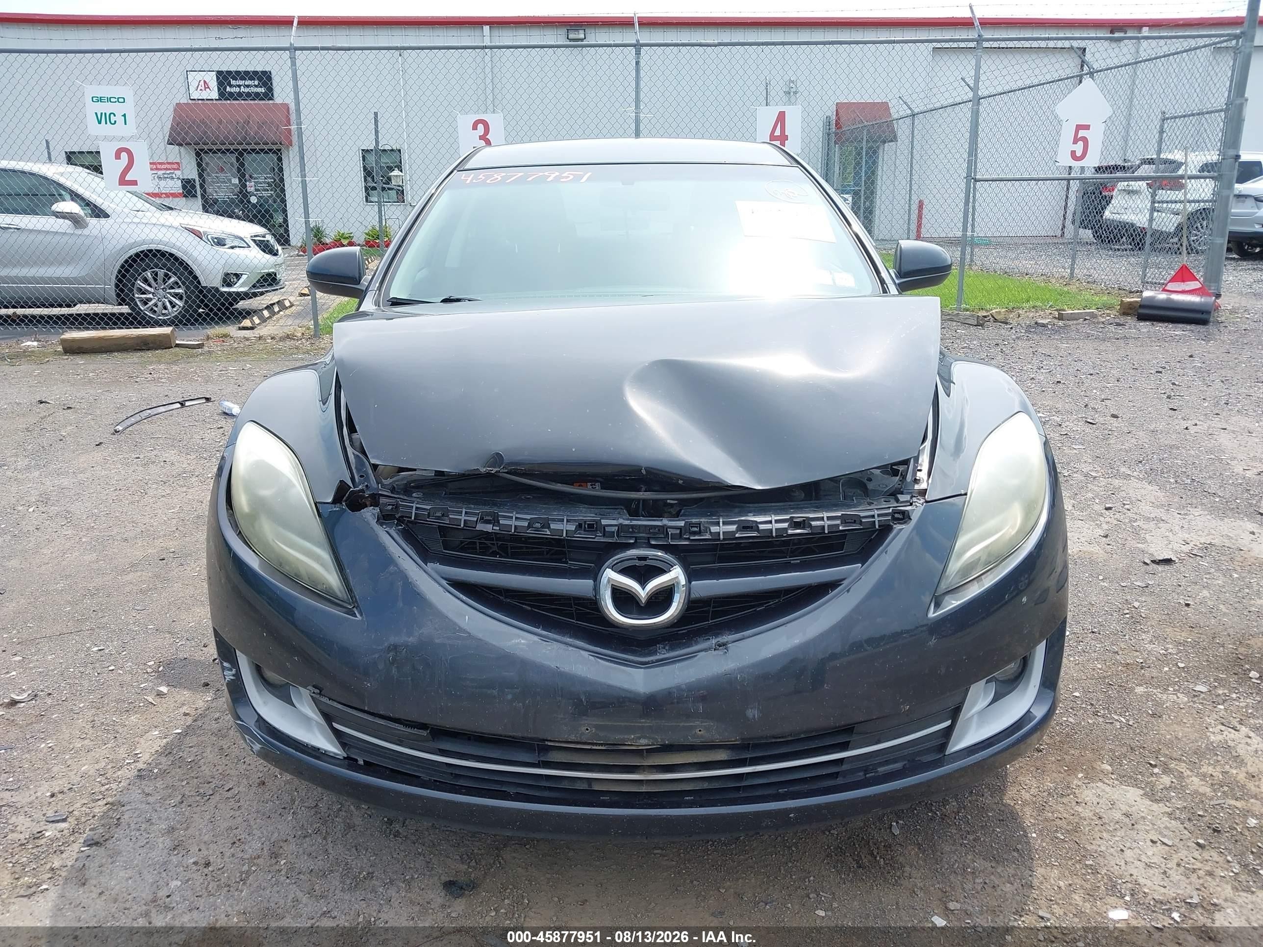 2012 Mazda Mazda6 I Touring Серый vin: 1YVHZ8DHXC5M14816