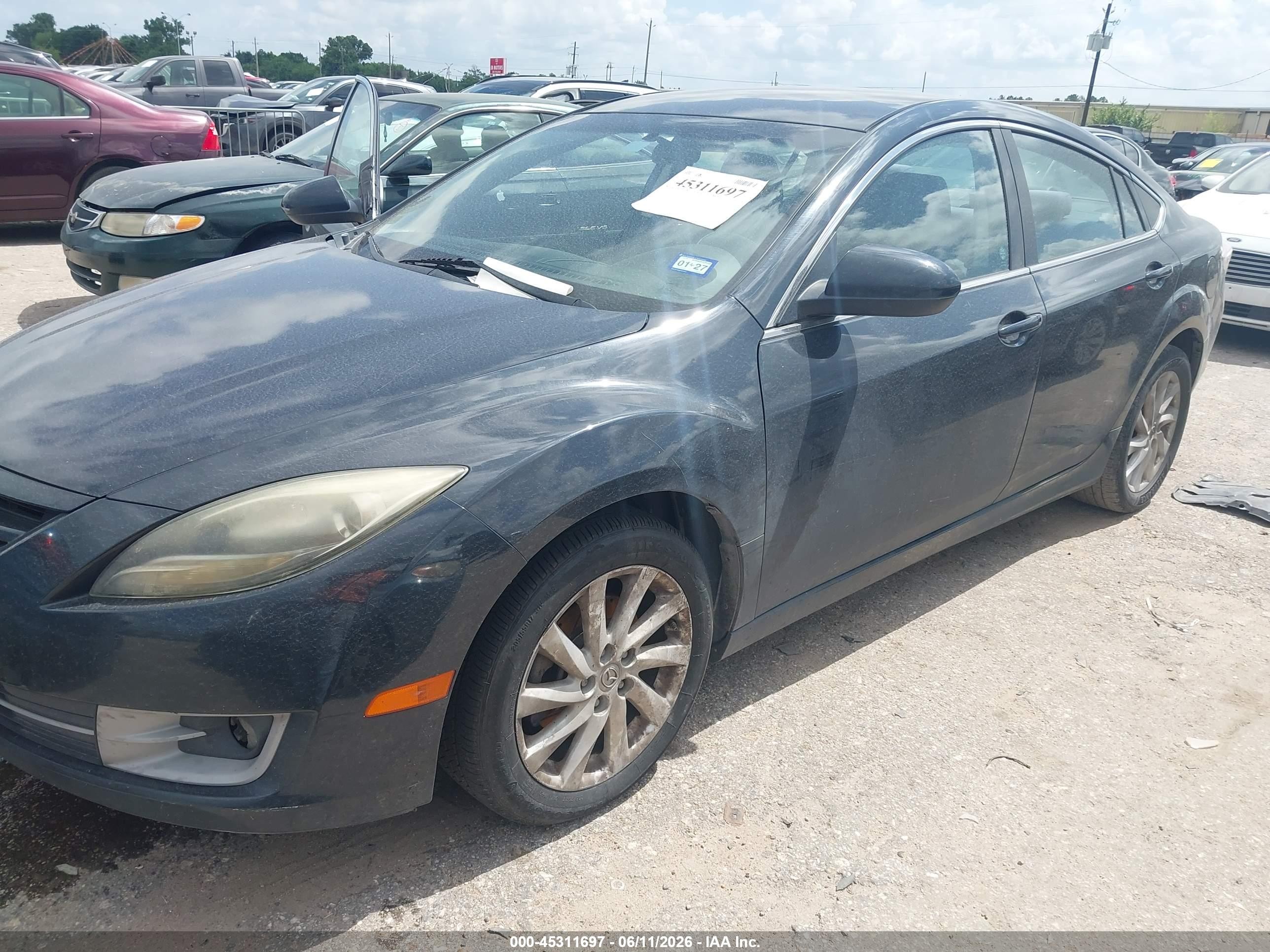 2012 Mazda Mazda6 I Touring Gray vin: 1YVHZ8DHXC5M29137