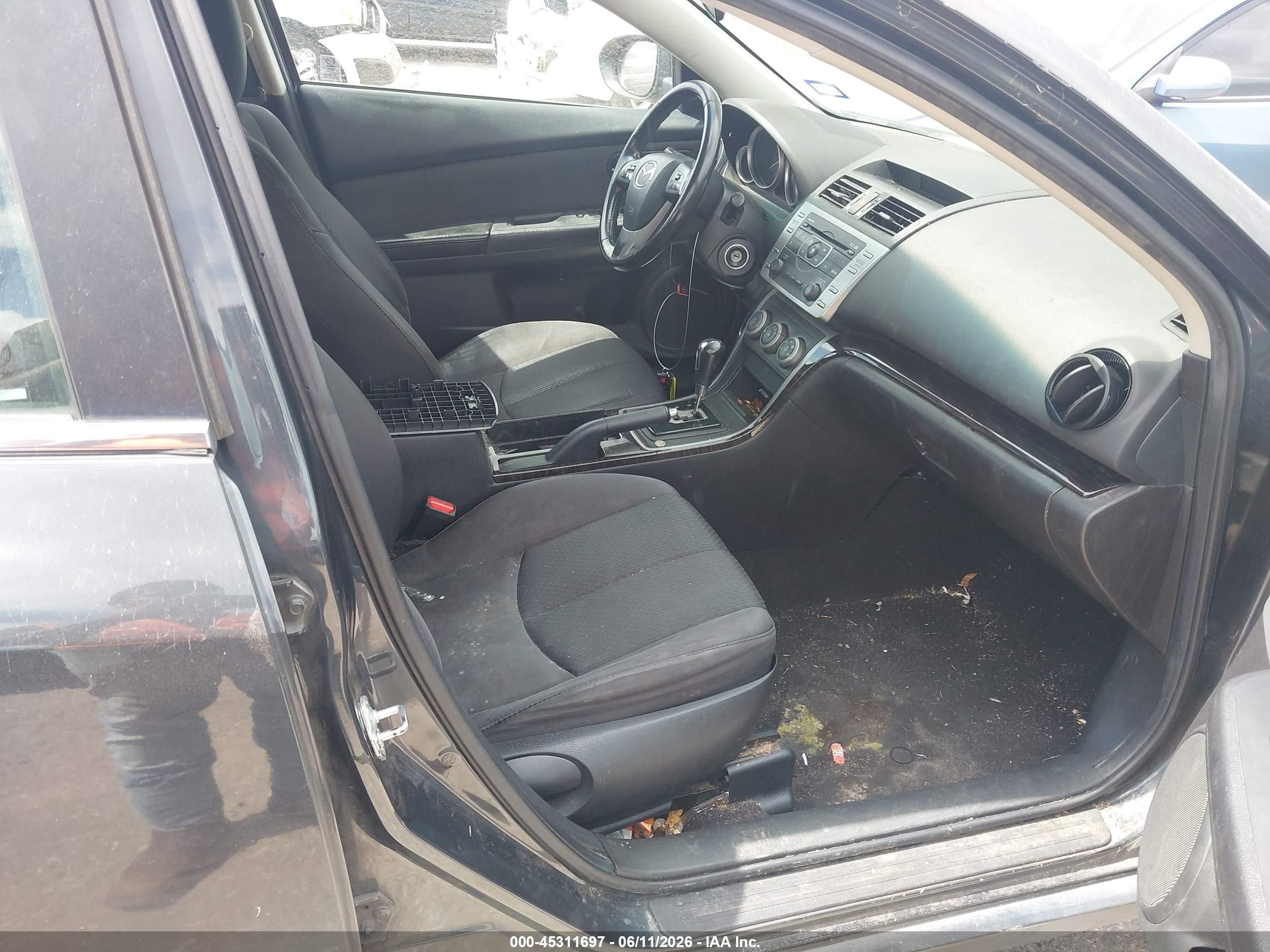 2012 Mazda Mazda6 I Touring Gray vin: 1YVHZ8DHXC5M29137