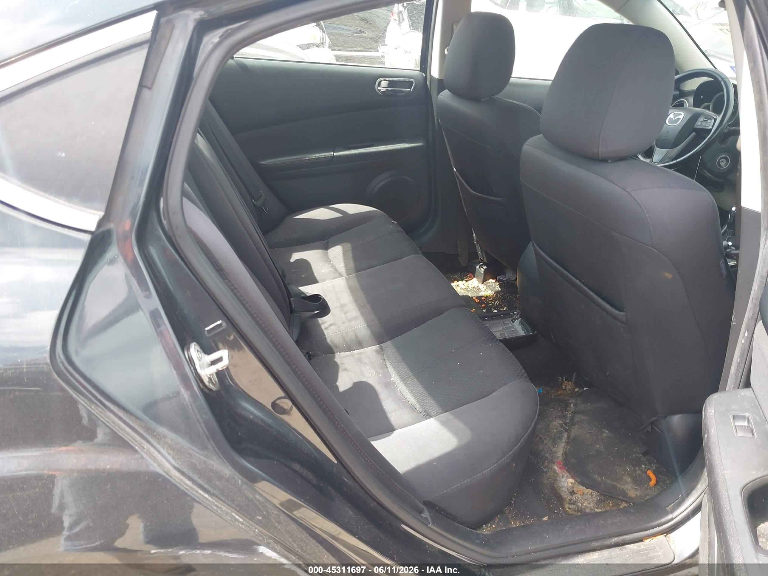 2012 Mazda Mazda6 I Touring Gray vin: 1YVHZ8DHXC5M29137