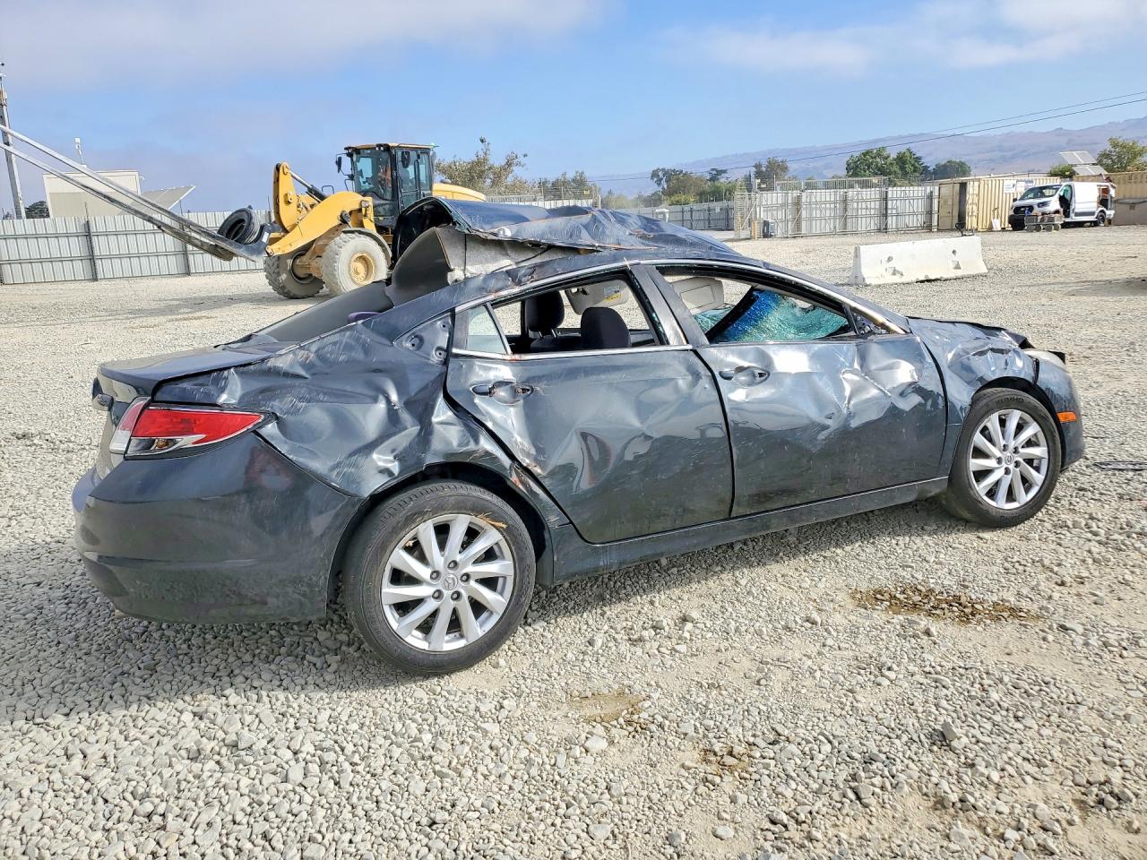 2012 Mazda 6 I Gray vin: 1YVHZ8DHXC5M34306