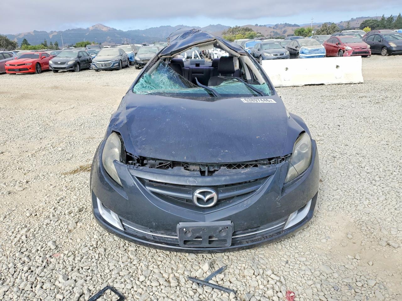 2012 Mazda 6 I Gray vin: 1YVHZ8DHXC5M34306