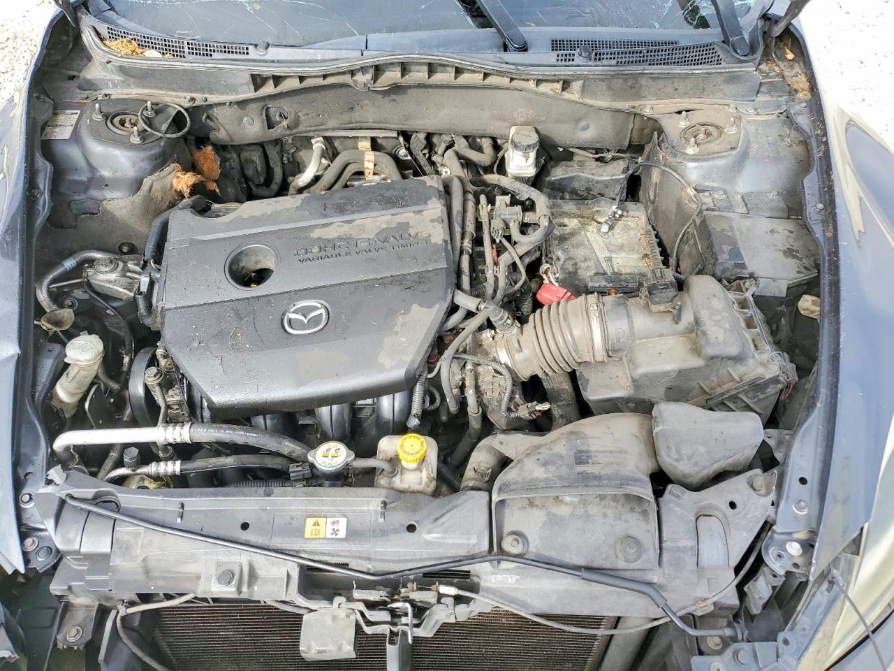 2012 Mazda 6 I Gray vin: 1YVHZ8DHXC5M34306