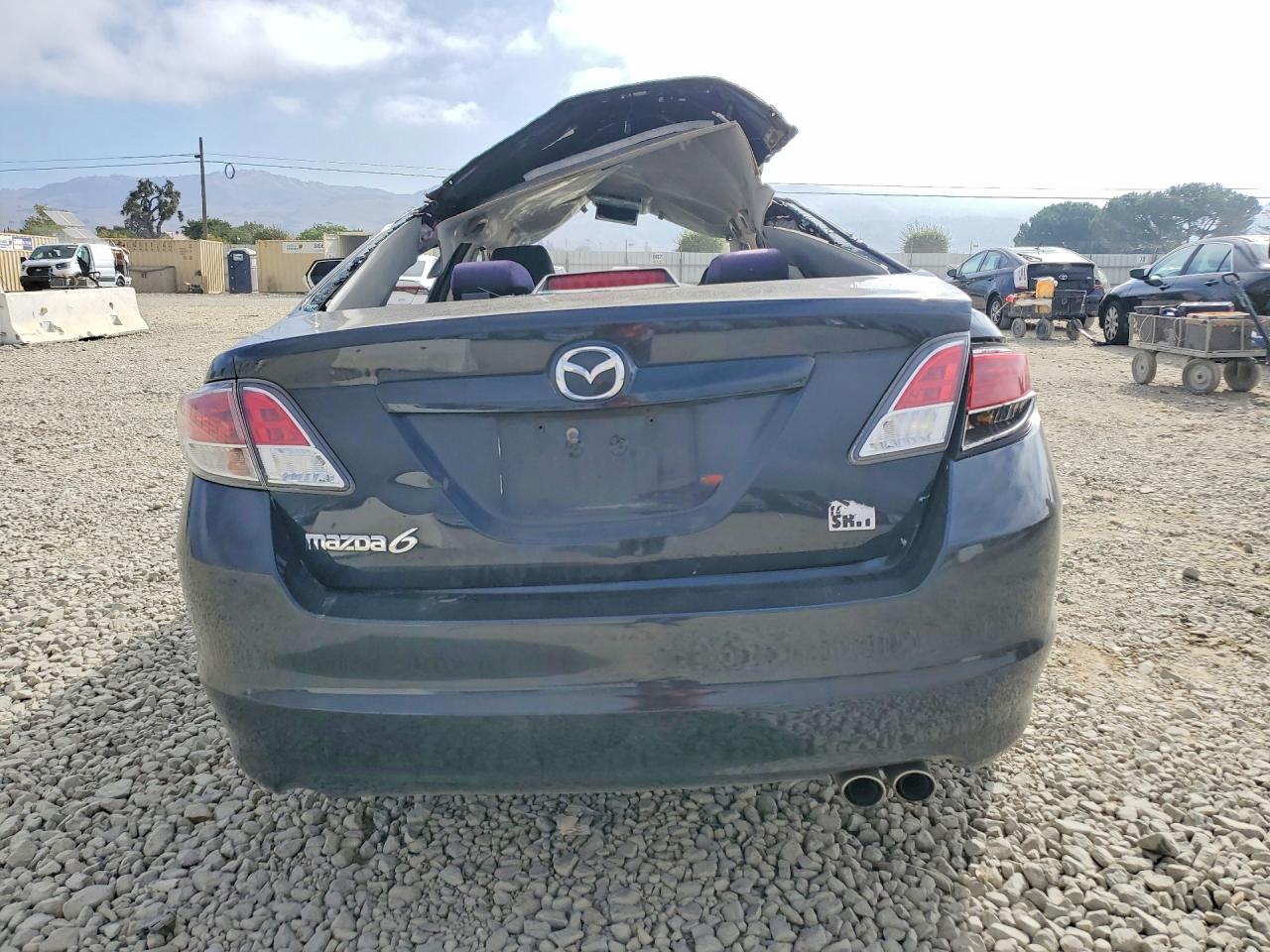 2012 Mazda 6 I Gray vin: 1YVHZ8DHXC5M34306