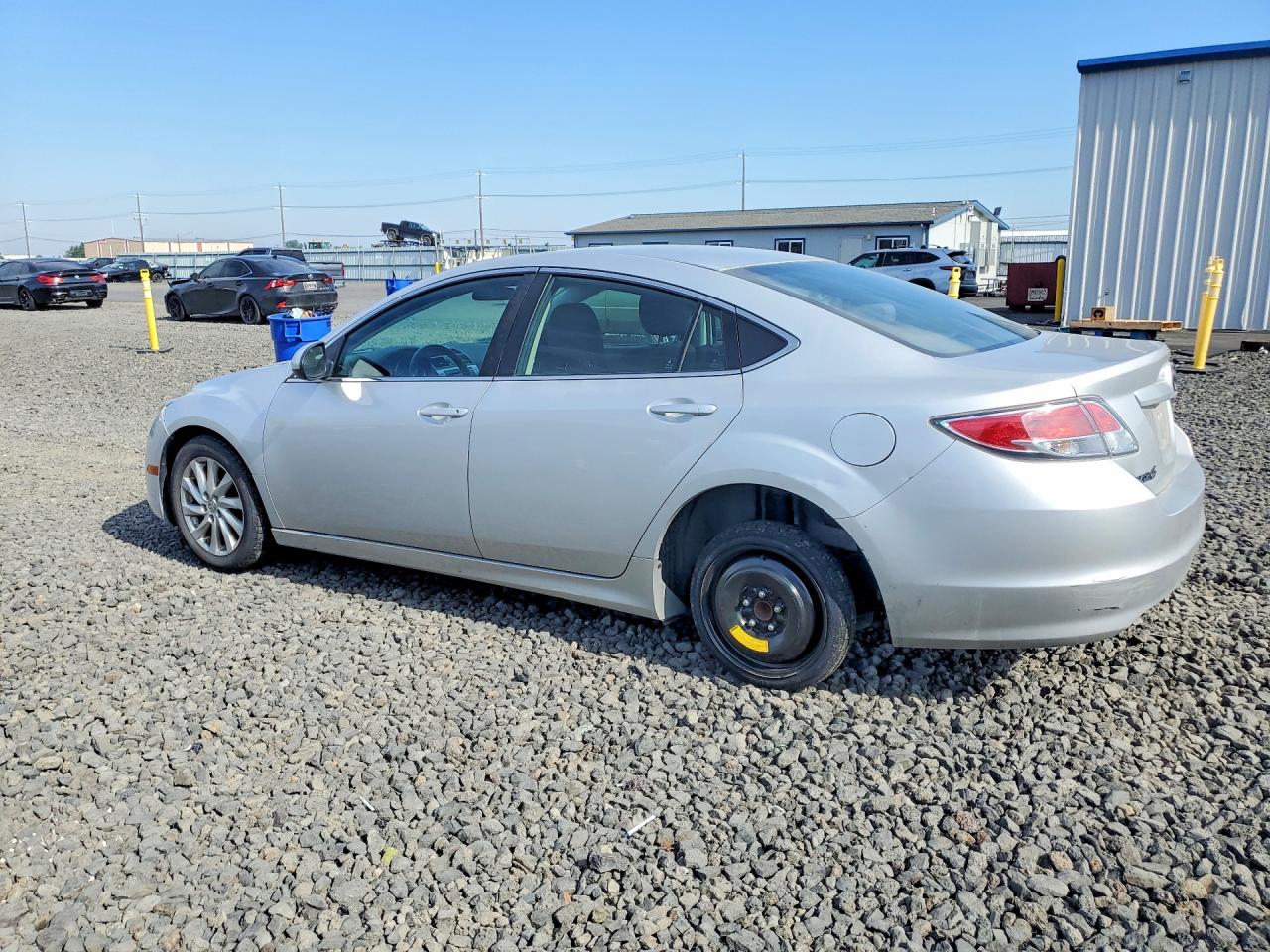 2013 Mazda 6 Touring Silver vin: 1YVHZ8DHXD5M15322