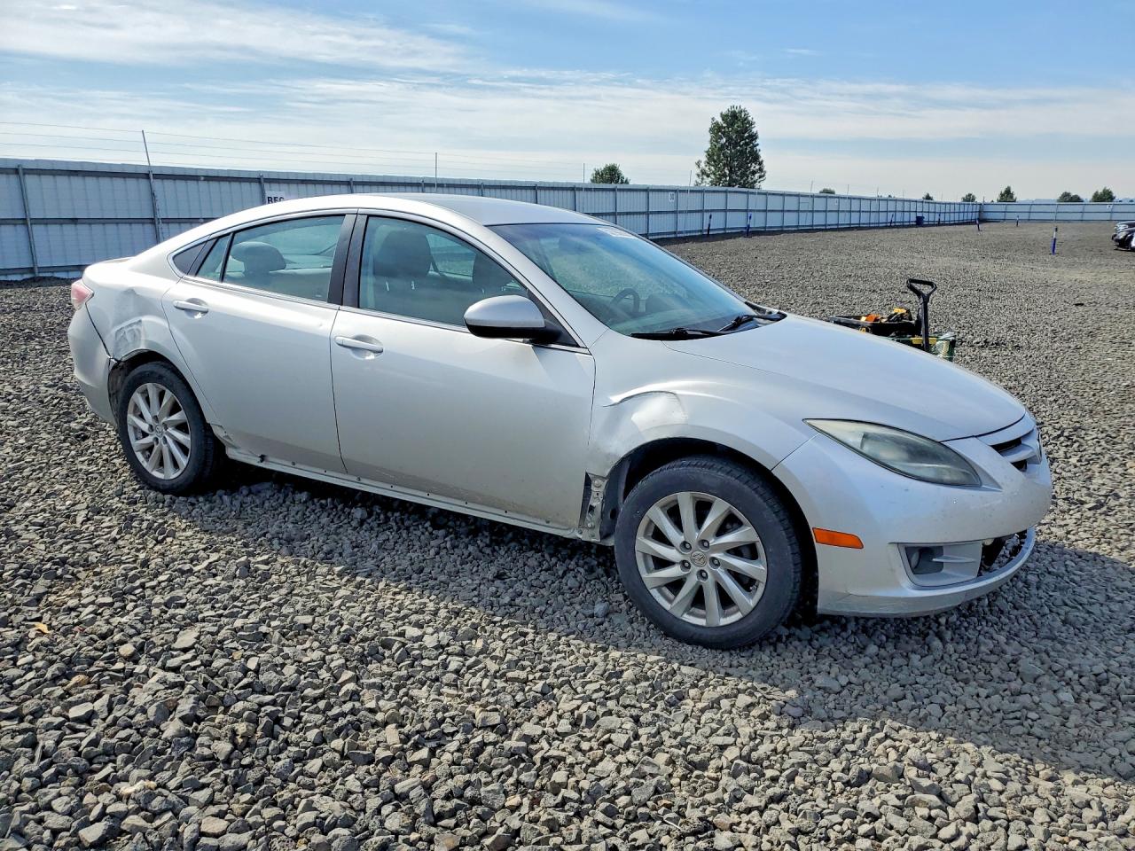 2013 Mazda 6 Touring Silver vin: 1YVHZ8DHXD5M15322